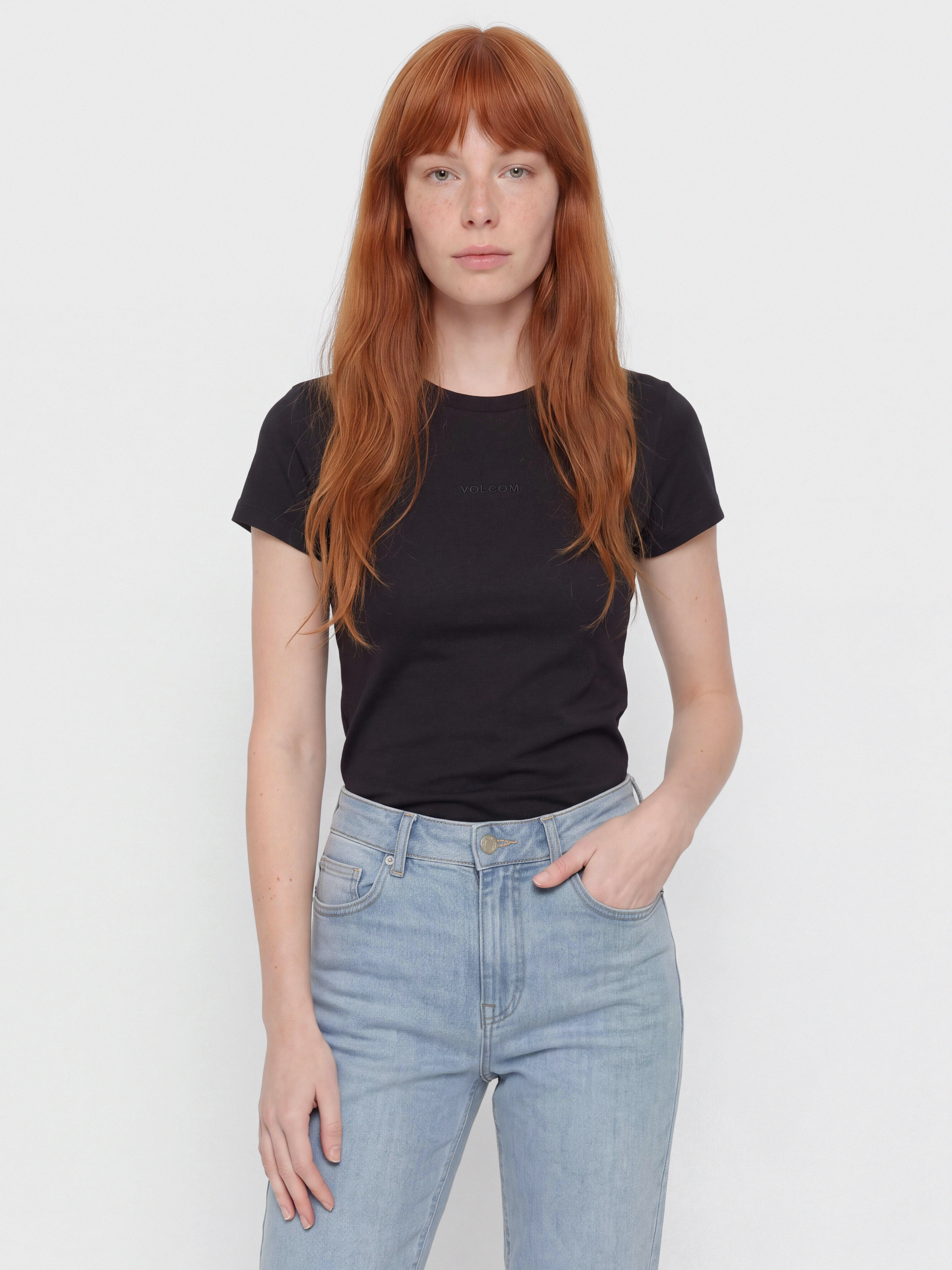 Tričko Volcom Volcom Stone Tight Wmn (black)