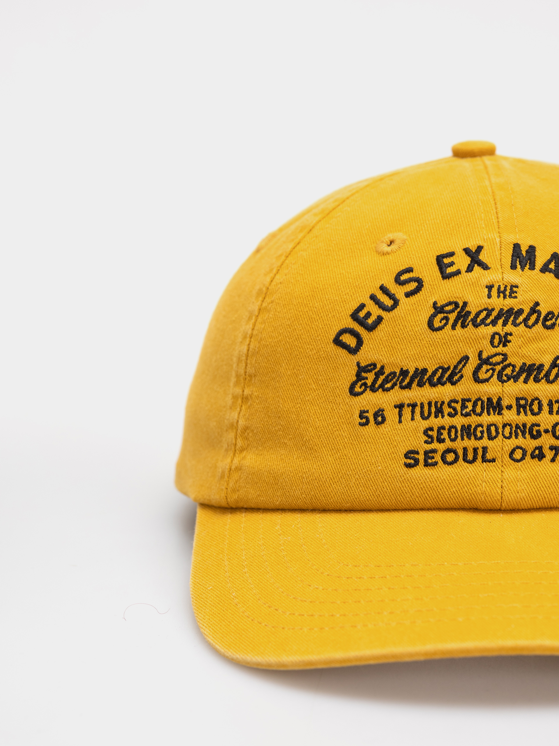 Kšiltovka Deus Ex Machina Seoul Sign (citrus orange)