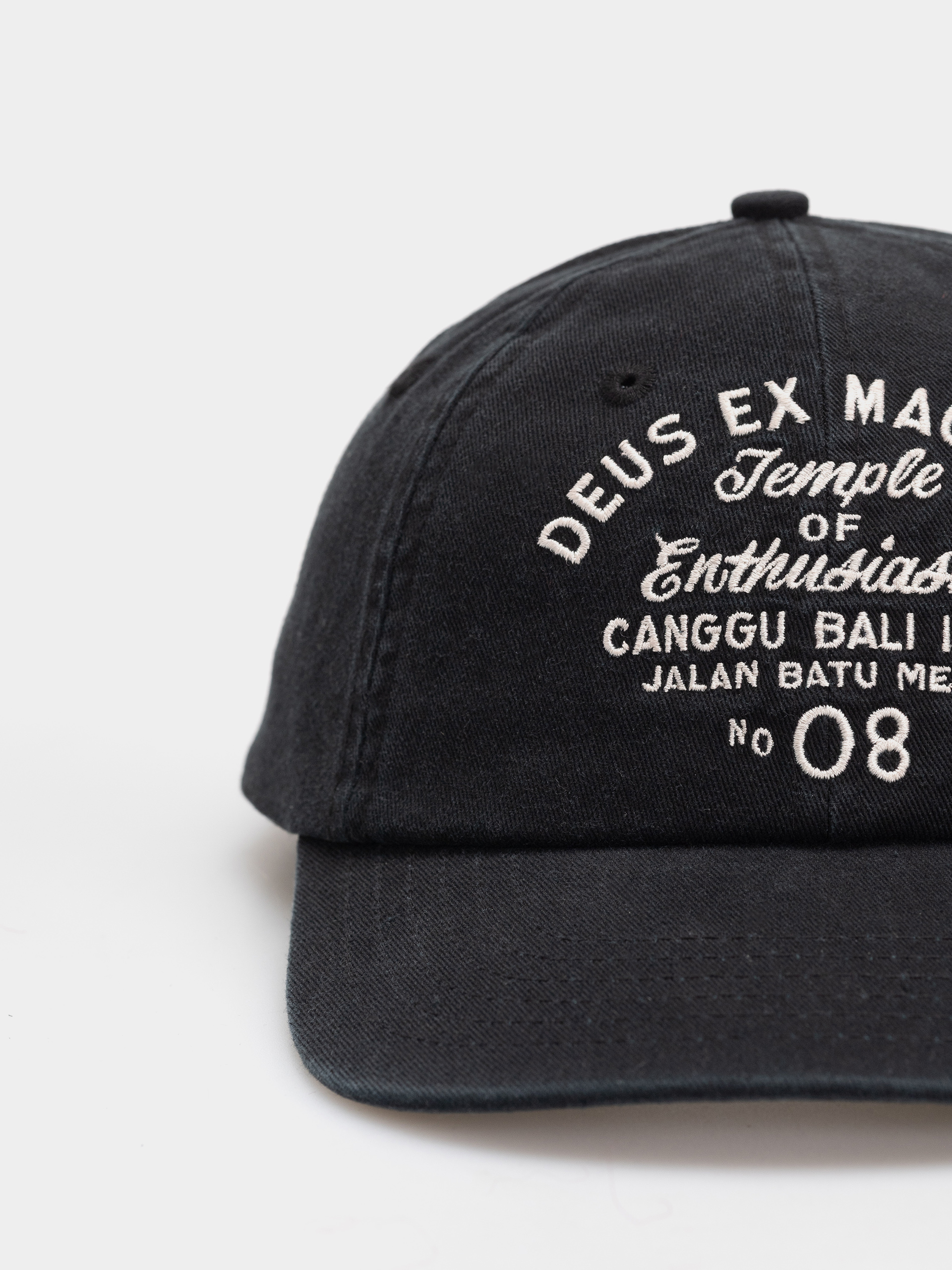 Kšiltovka  Deus Ex Machina Canggu Sign (black)