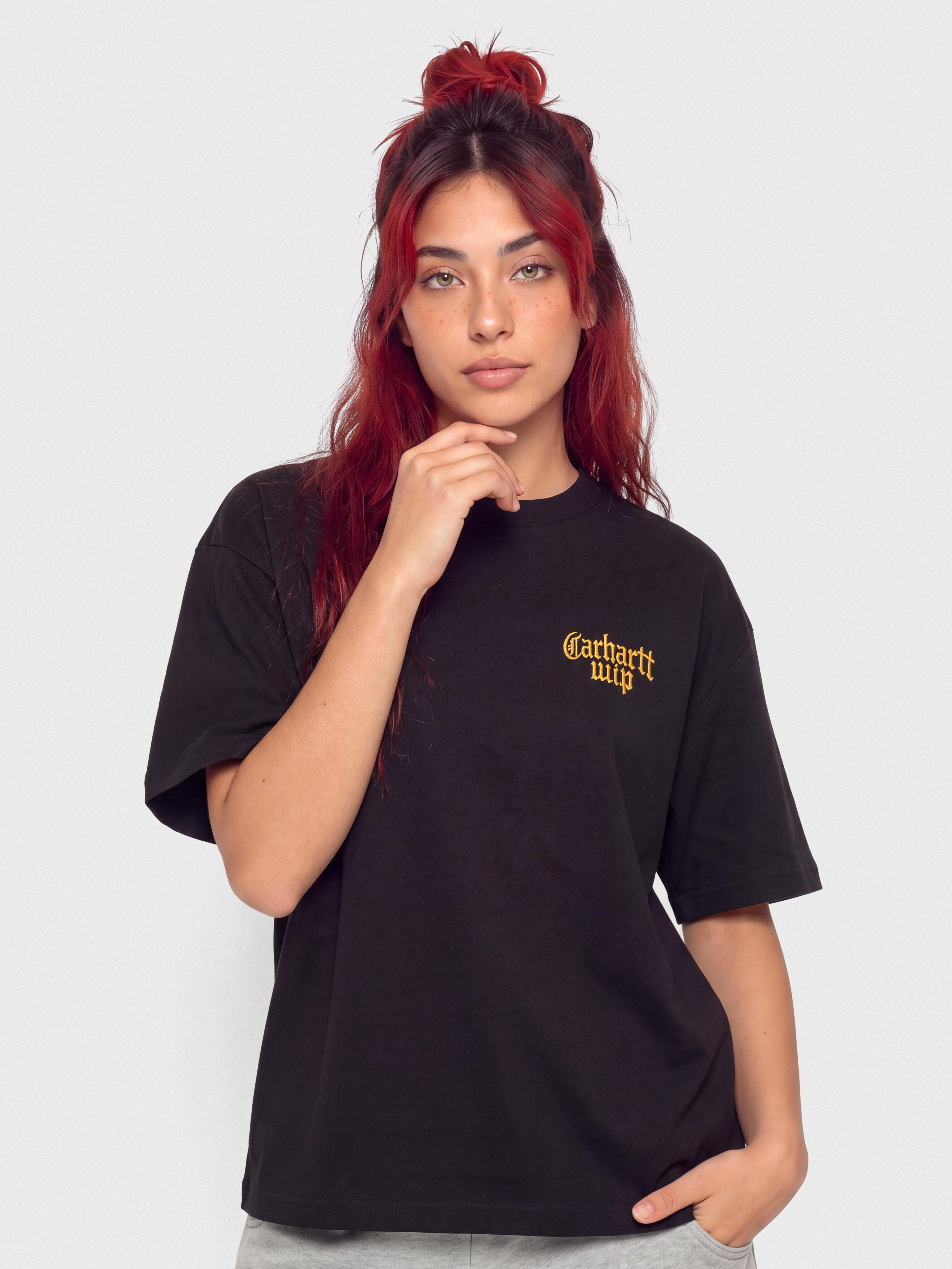 Triu010dko Carhartt WIP Blackletter Wmn (black)