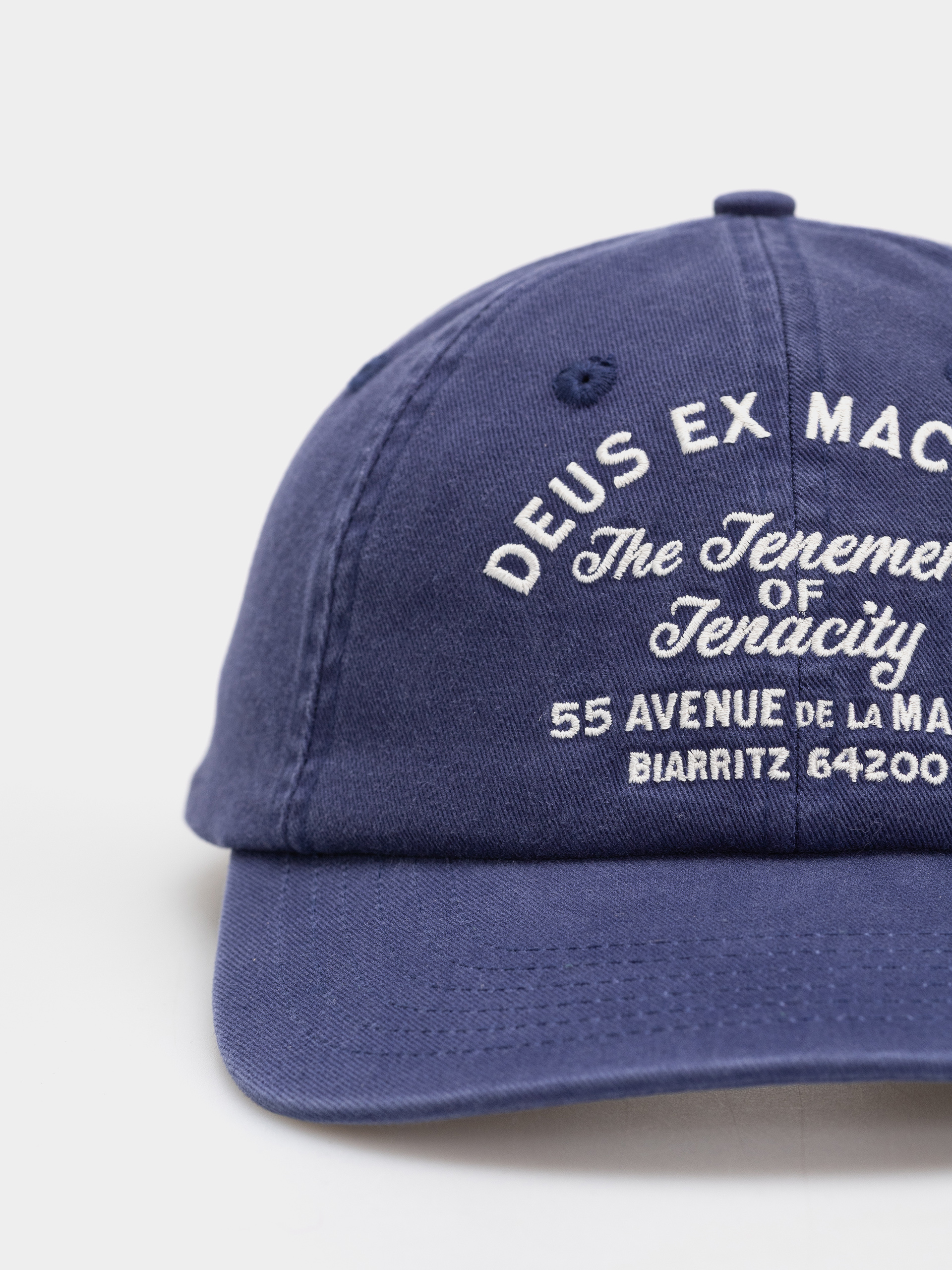Kšiltovka  Deus Ex Machina Biarritz Sign (mechanic blue)