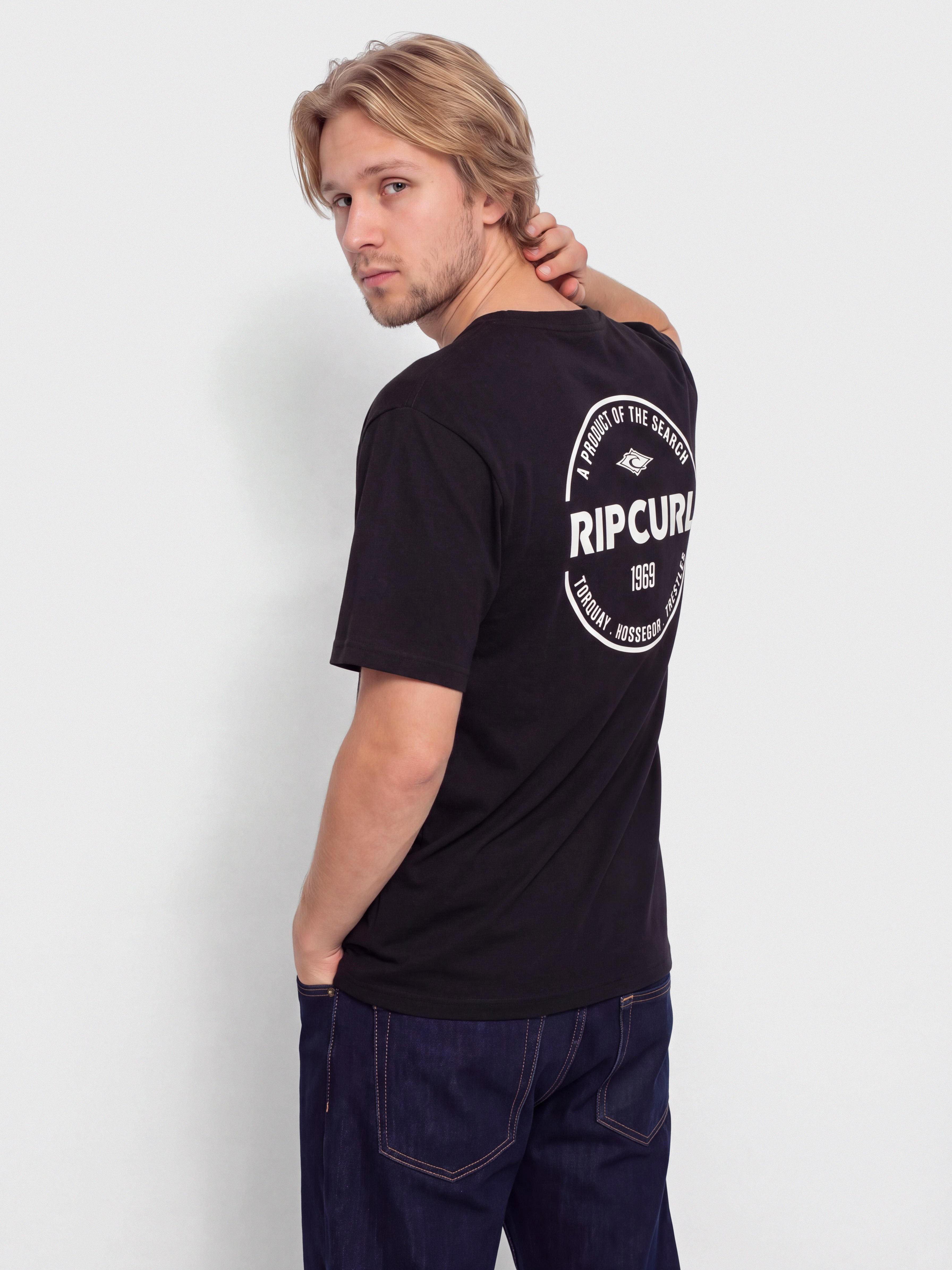 Tričko Rip Curl Staple (black)
