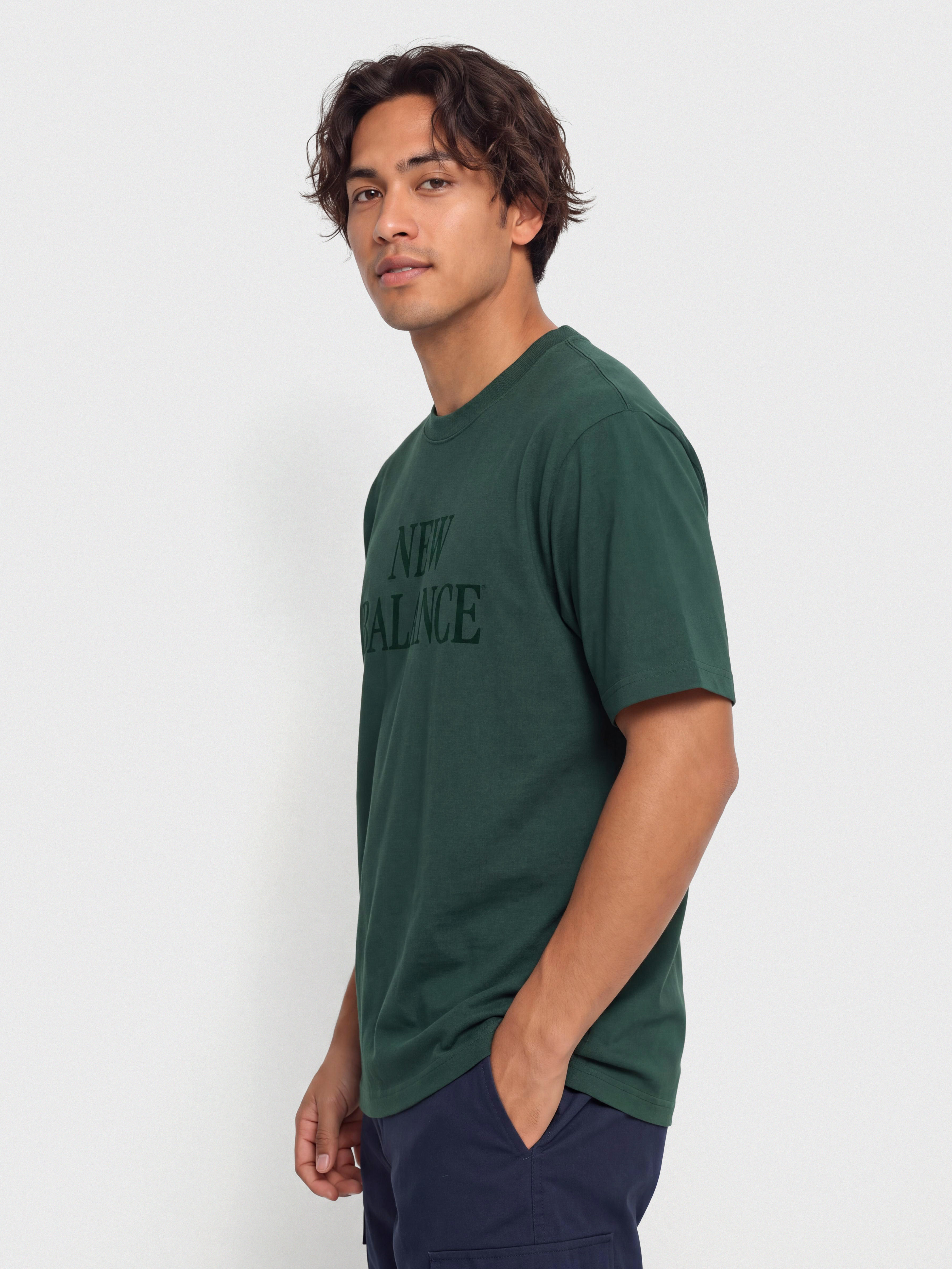 Triu010dko New Balance Athletics Flocked Logo (nordic green)