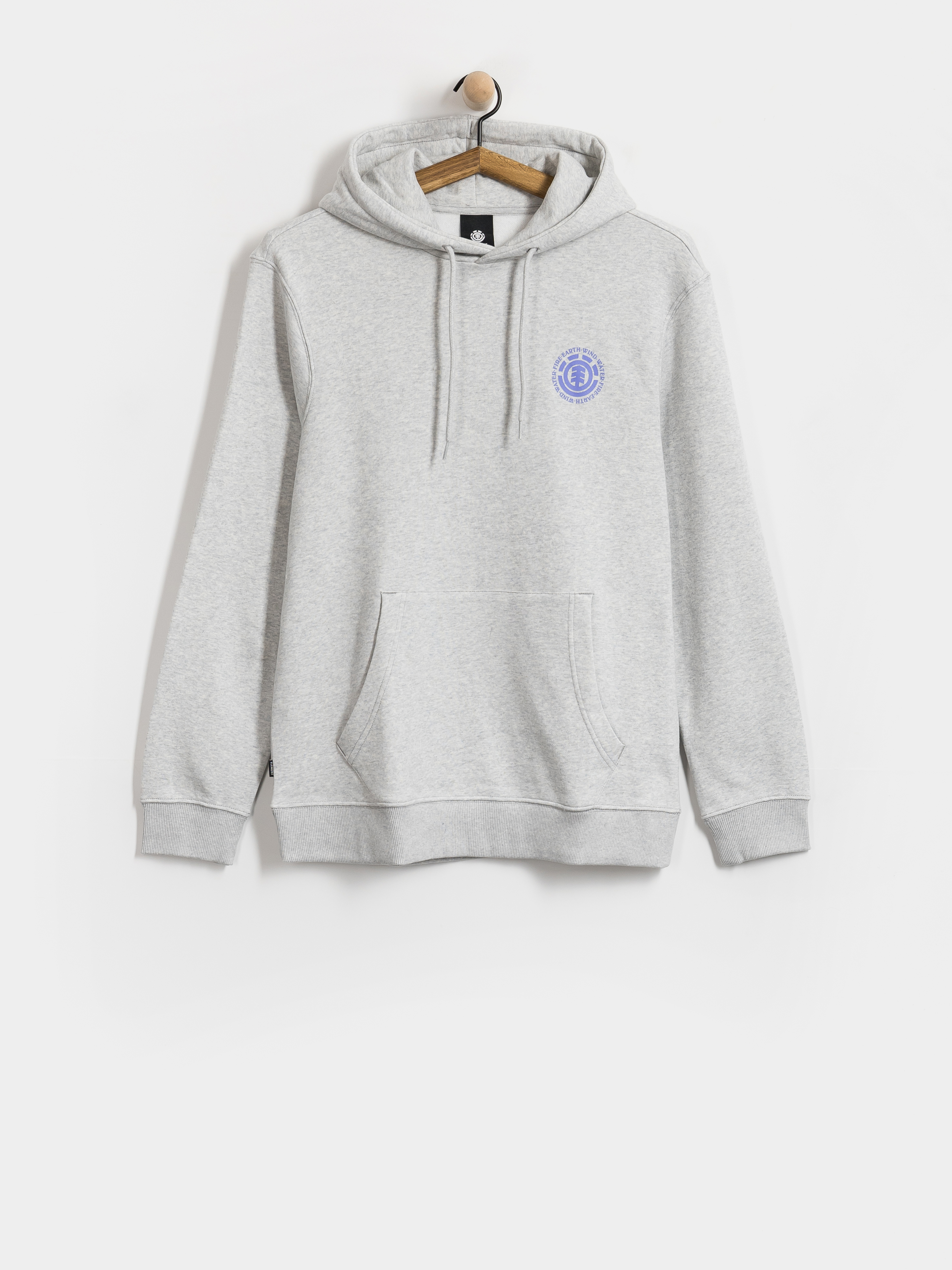Mikina s kapucí Element Seal Bp HD (mid grey heather)
