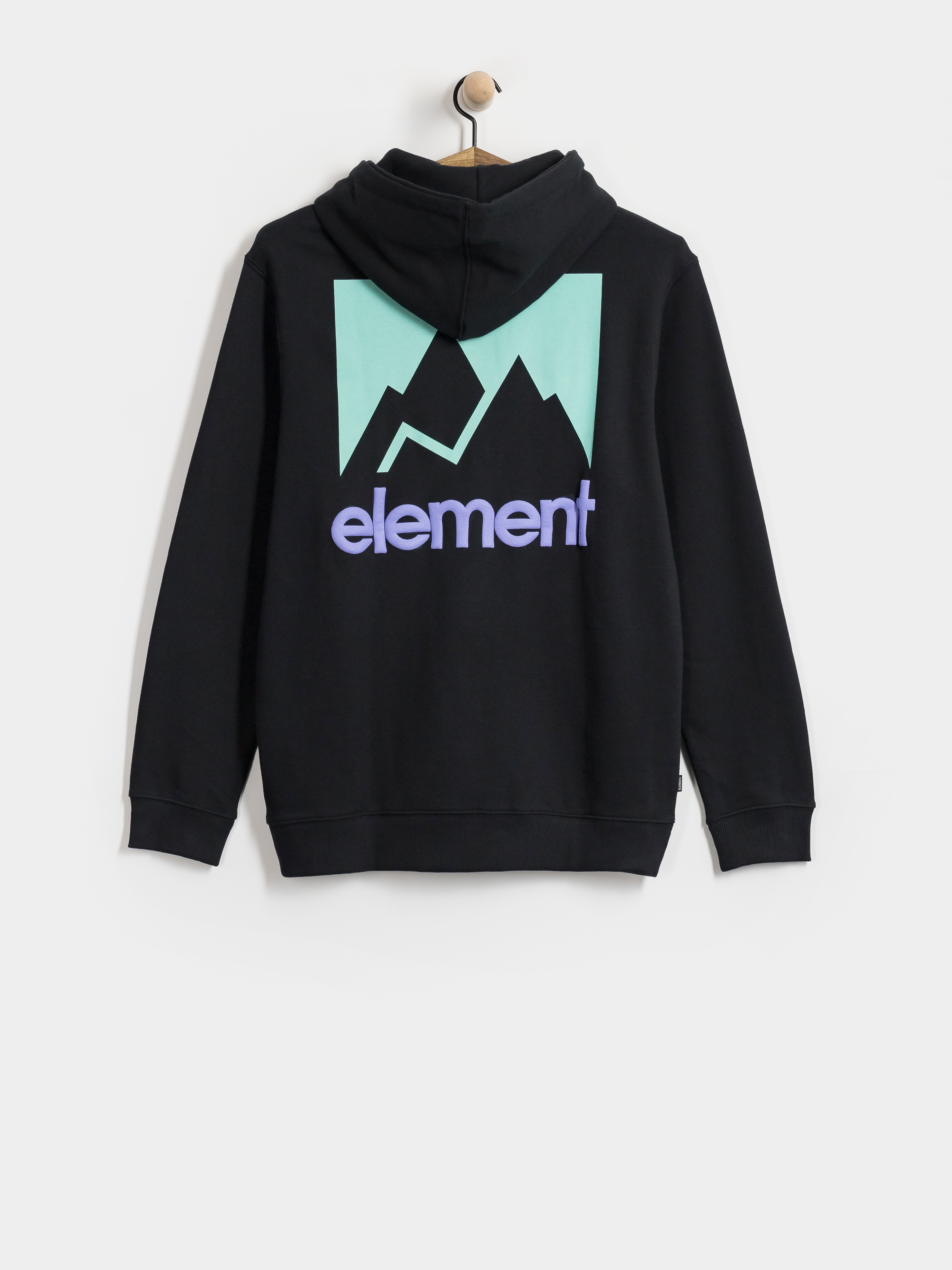 Mikina s kapucí Element Joint HD (flint black)