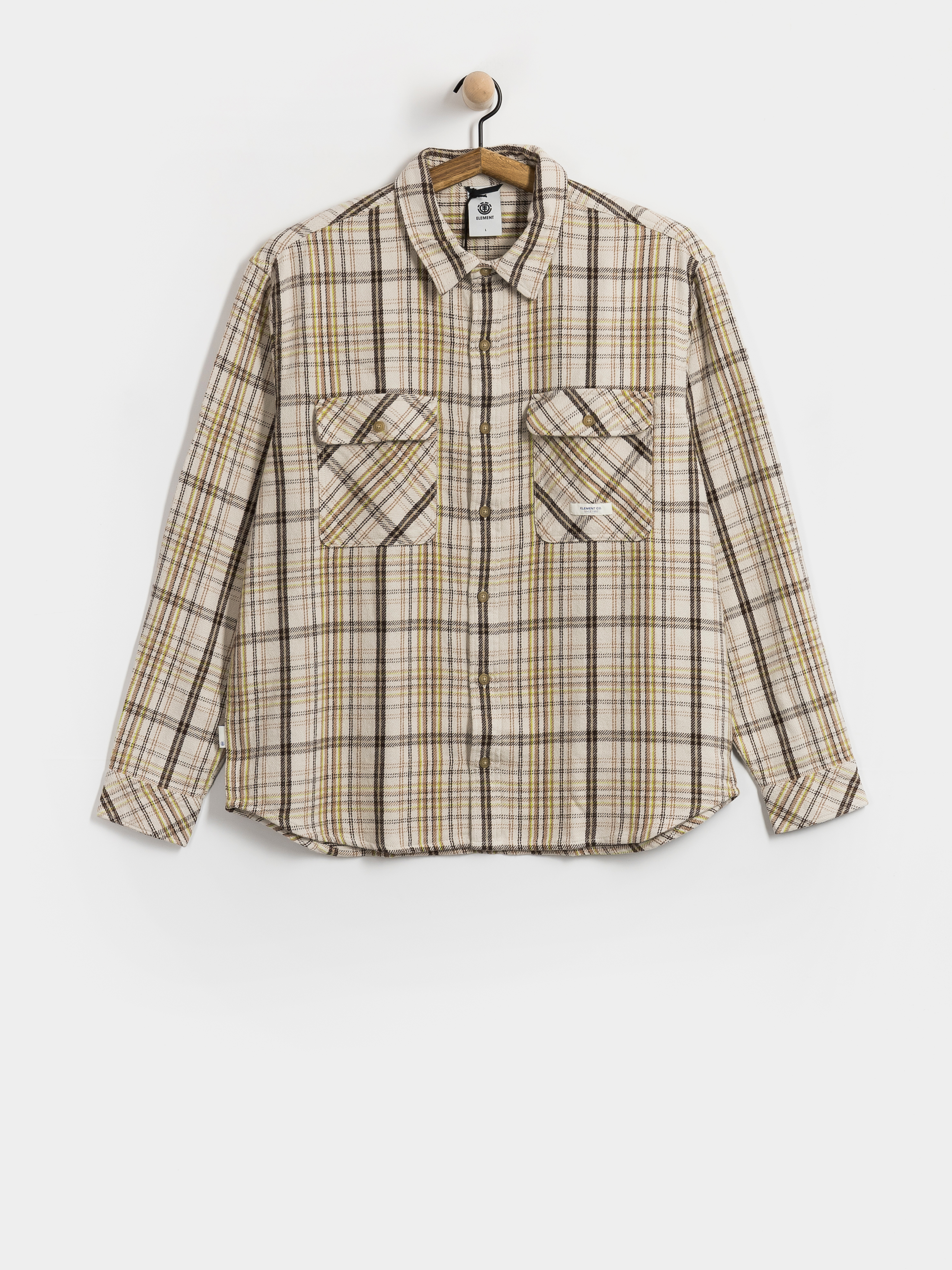 Košile Element Hueco 2Pkt Midweight (pumice/java plaid)