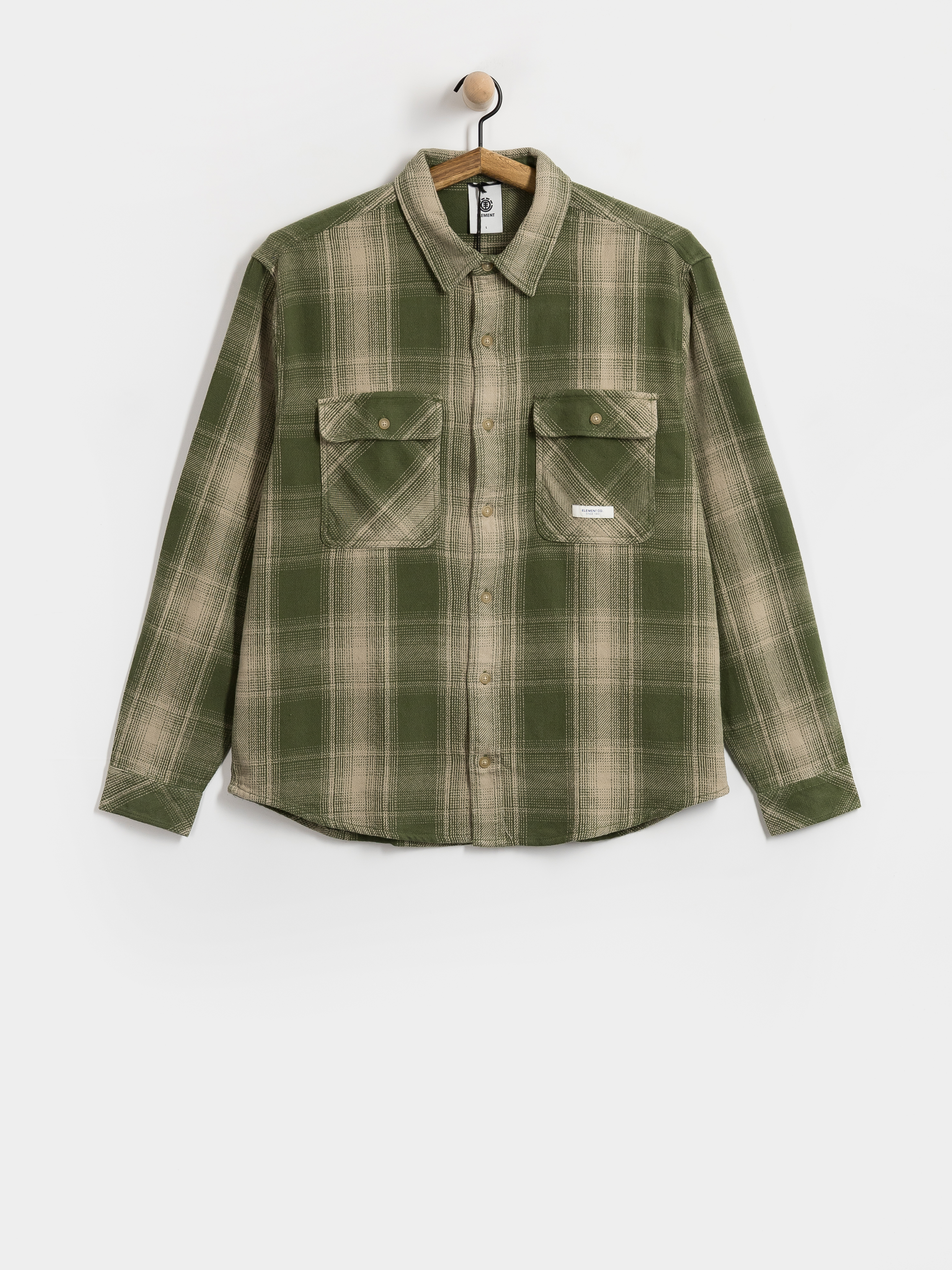 Košile Element Hueco 2Pkt Midweight (bronze green/aluminium)