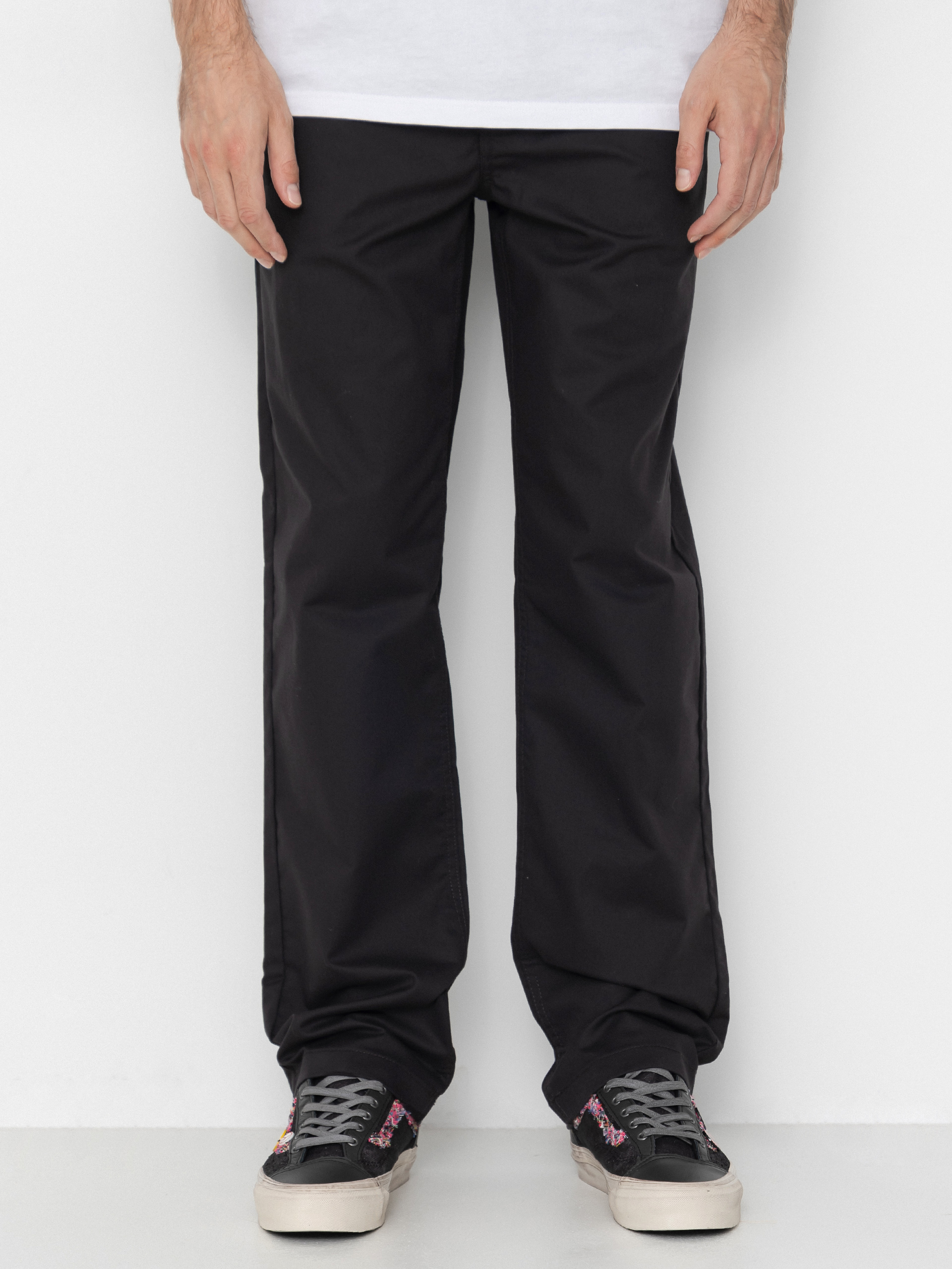 Kalhoty Vans Authentic Chino Straight (black)