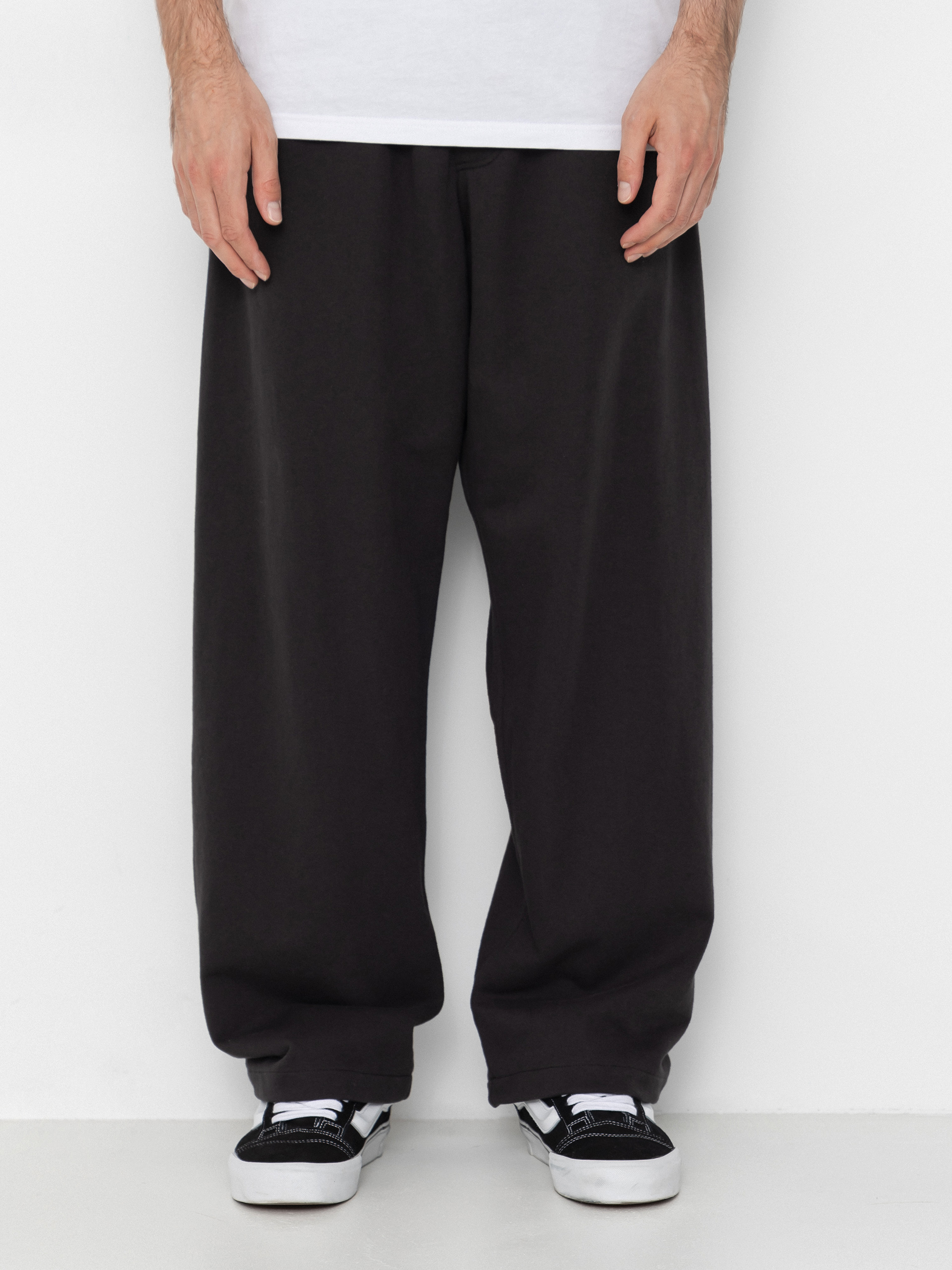 Kalhoty Vans Stretch Logo Straight Leg (black)