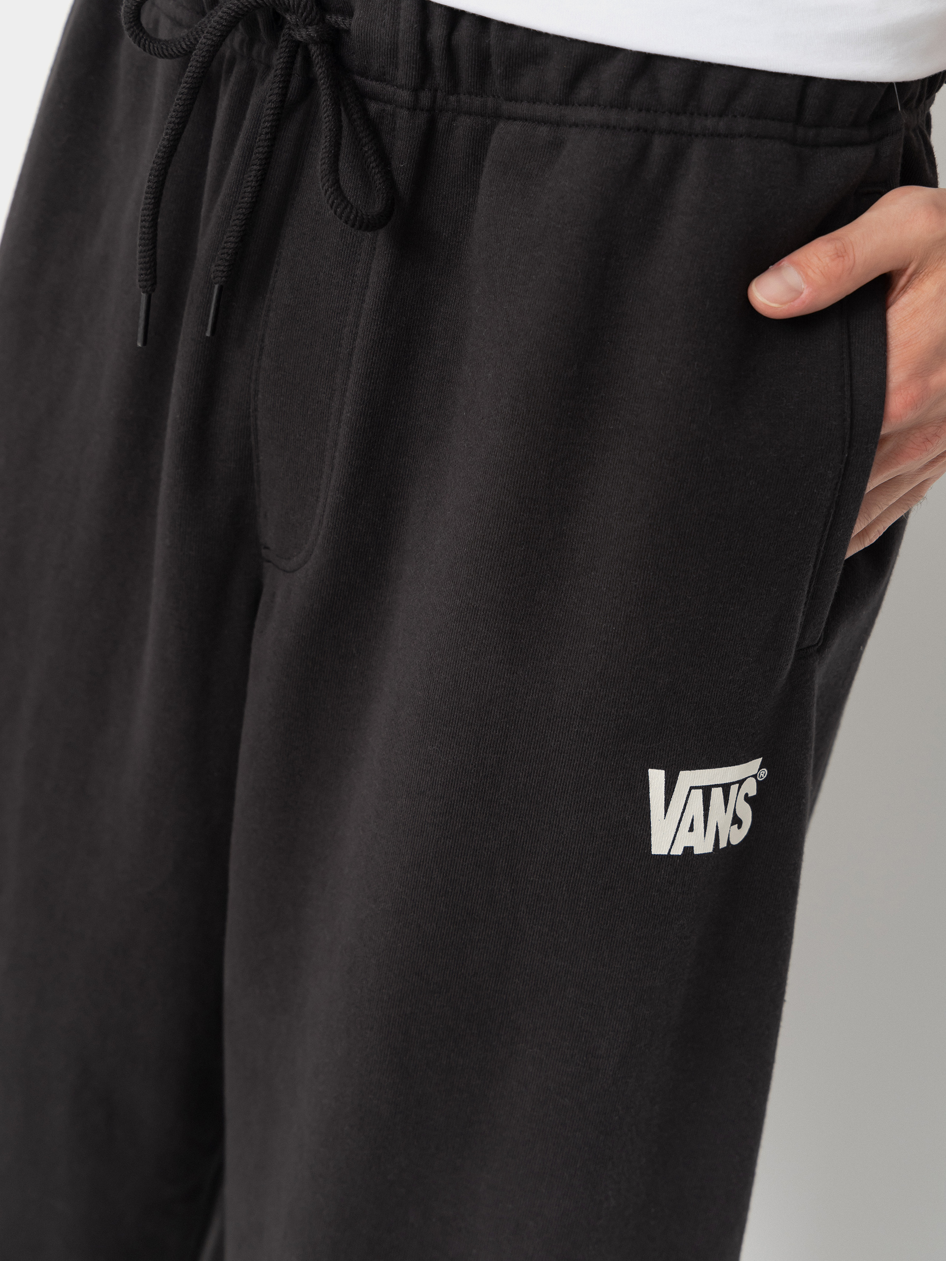 Kalhoty Vans Stretch Logo Straight Leg (black)