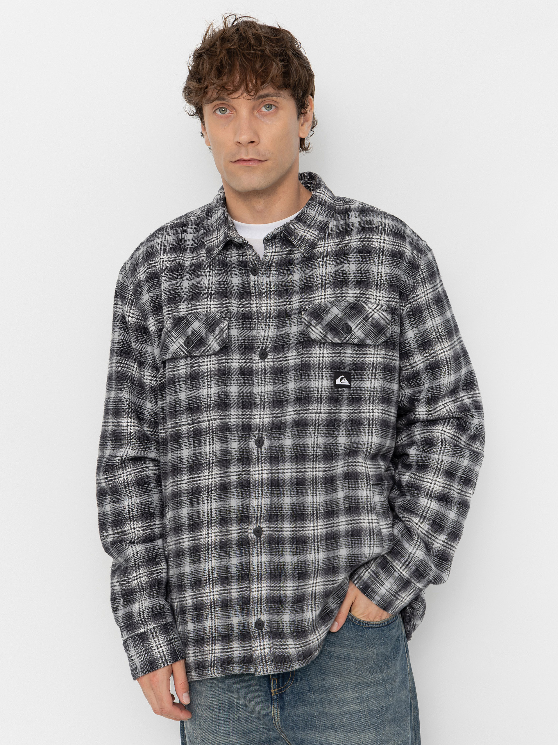 Košile Quiksilver Venture Sherpa (black venture)