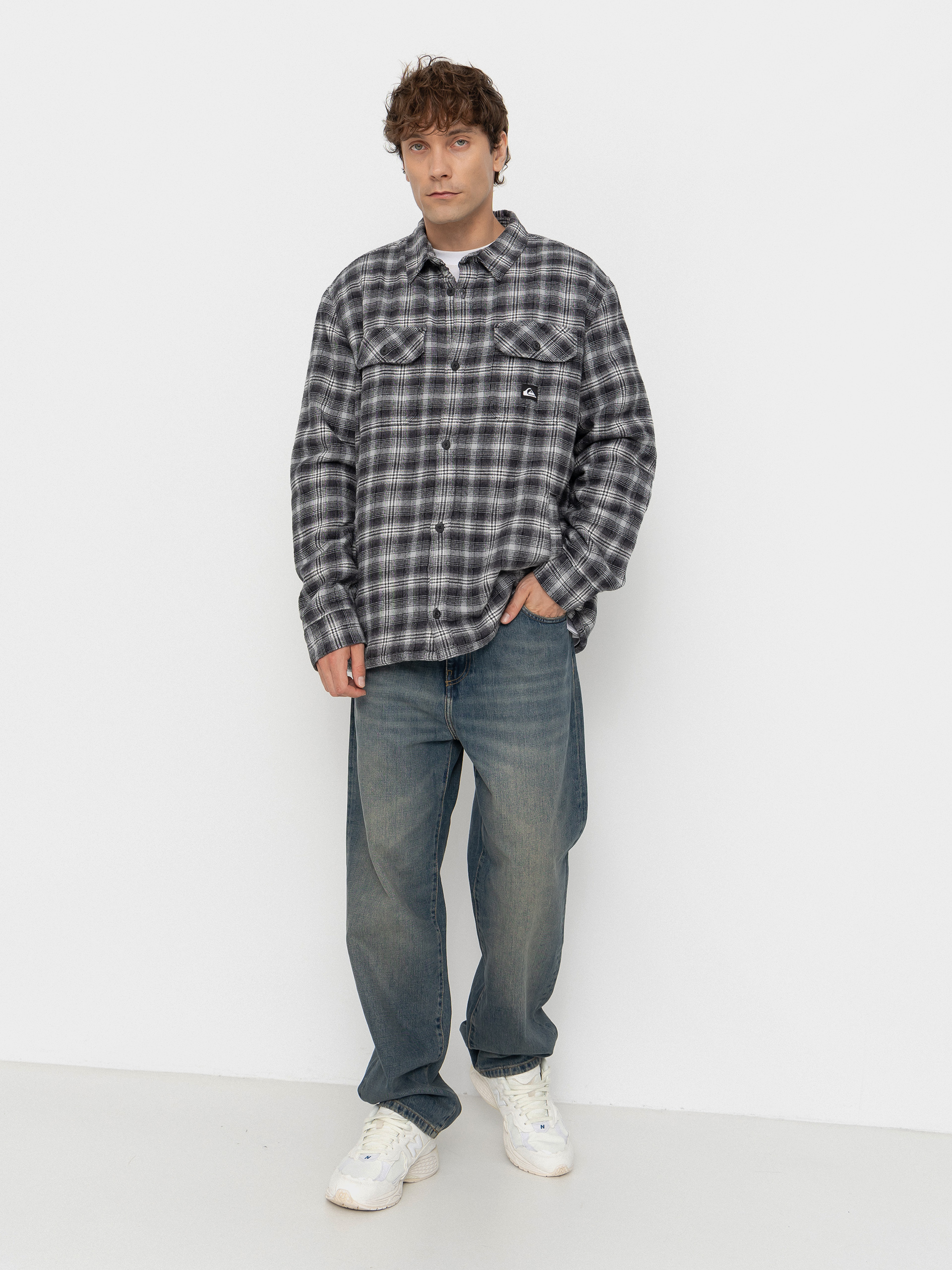 Košile Quiksilver Venture Sherpa (black venture)