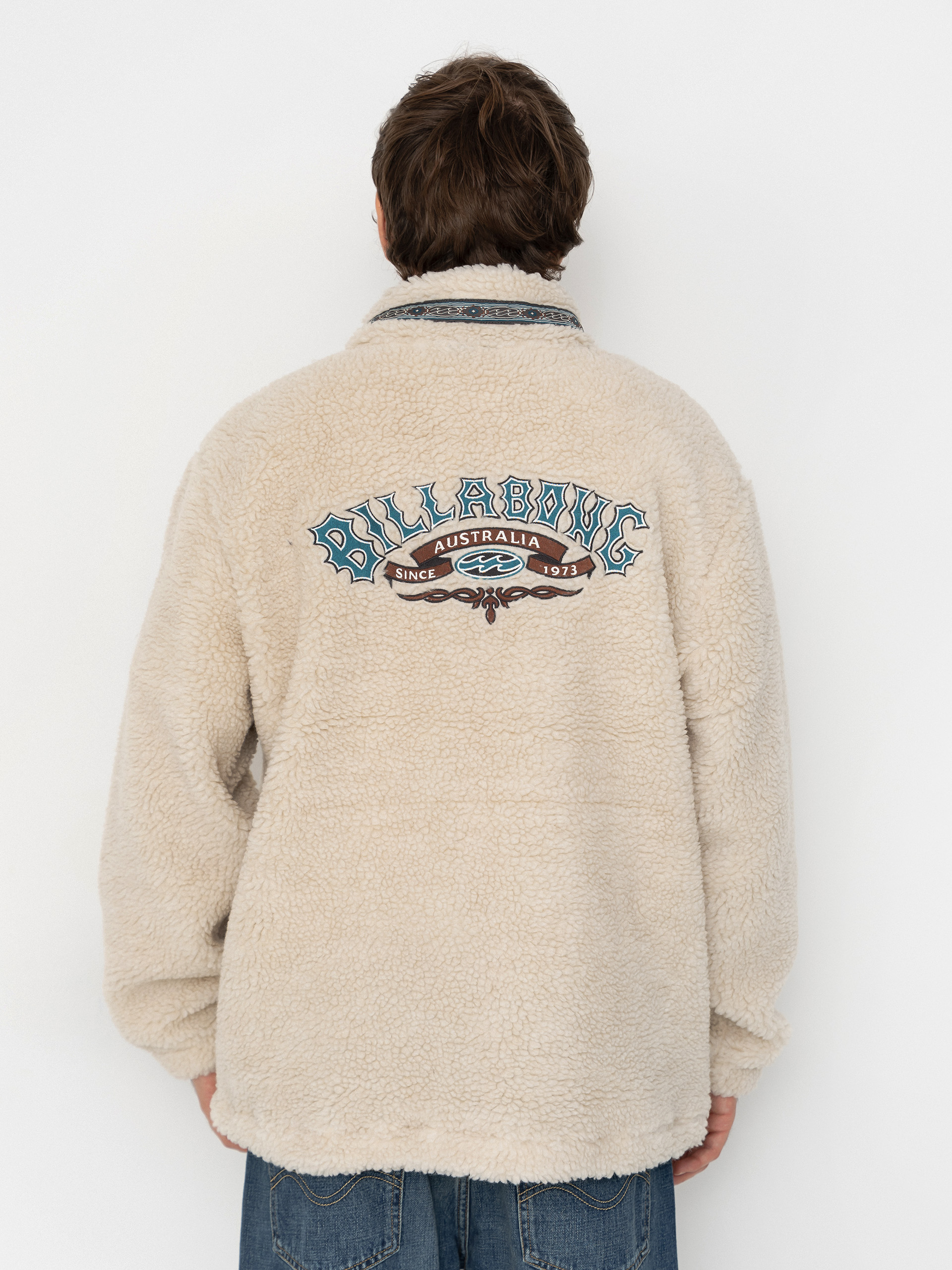 Pánský Fleecová mikina Billabong Tombstone Half Zip (oatmeal)