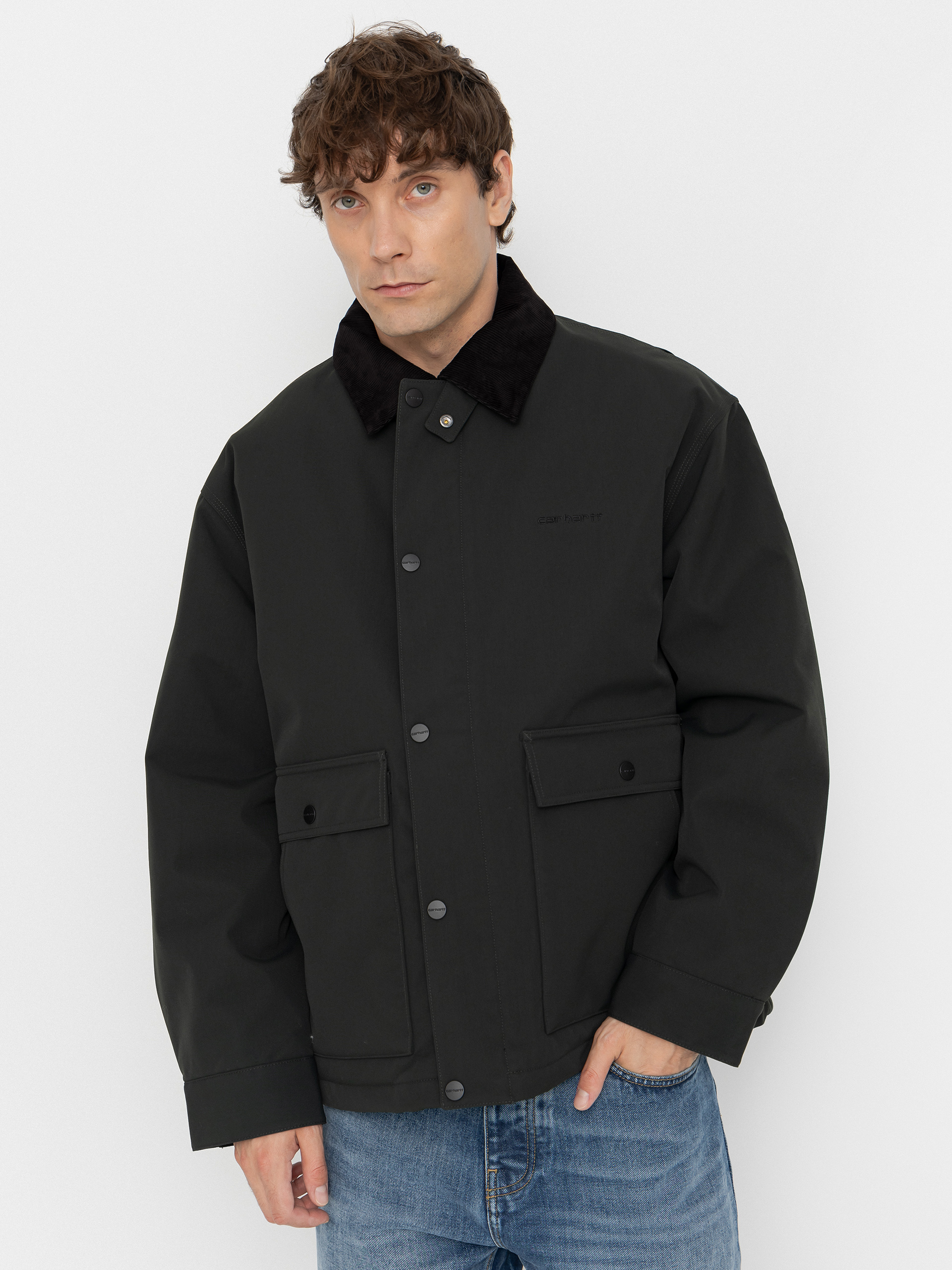 Bunda Carhartt WIP Quentin (raven/black)