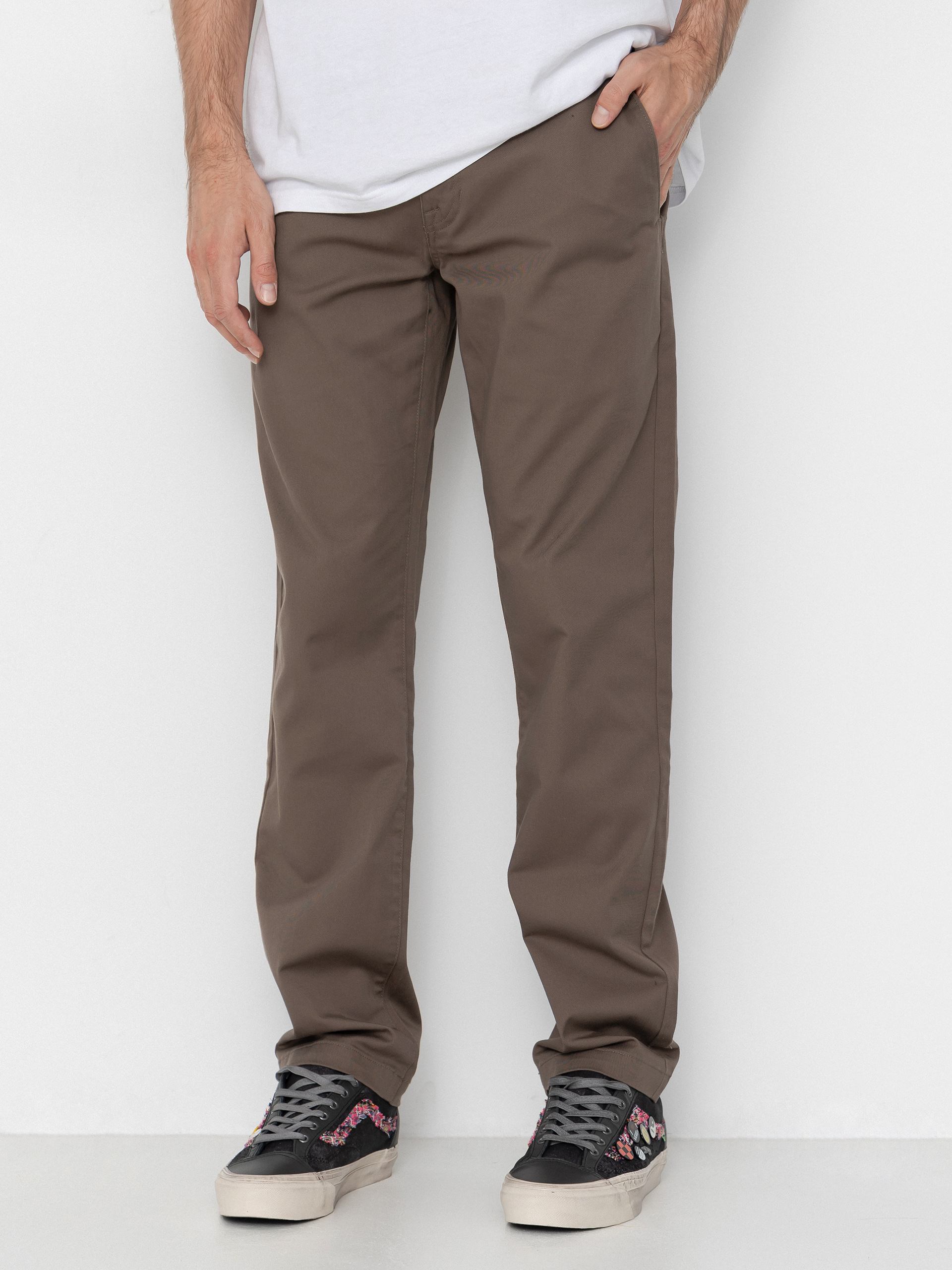 Kalhoty Volcom Frickin Modern Stret (mushroom)