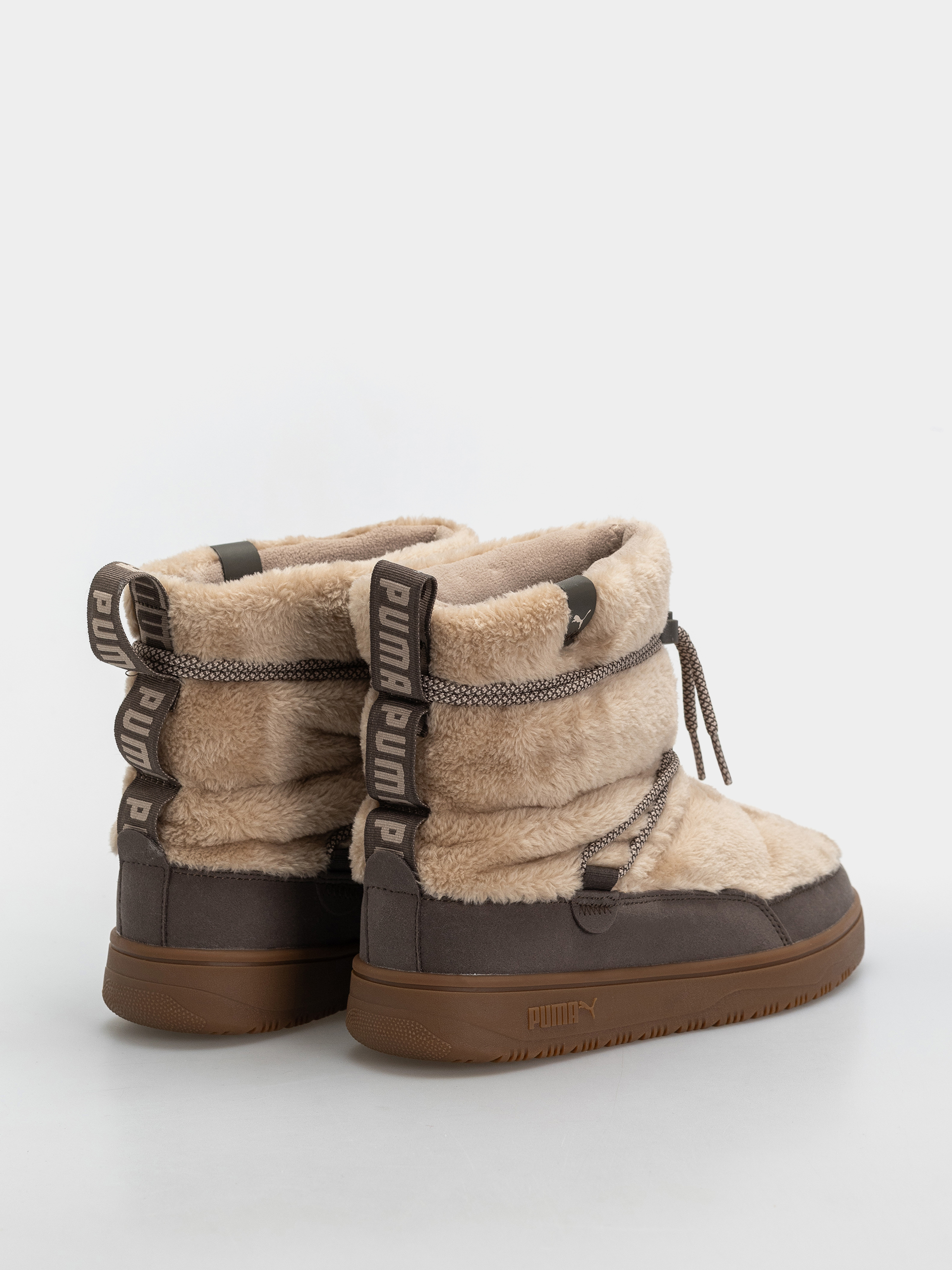 Boty Puma Snowbae Suede Wmn (birch/matte bronze)