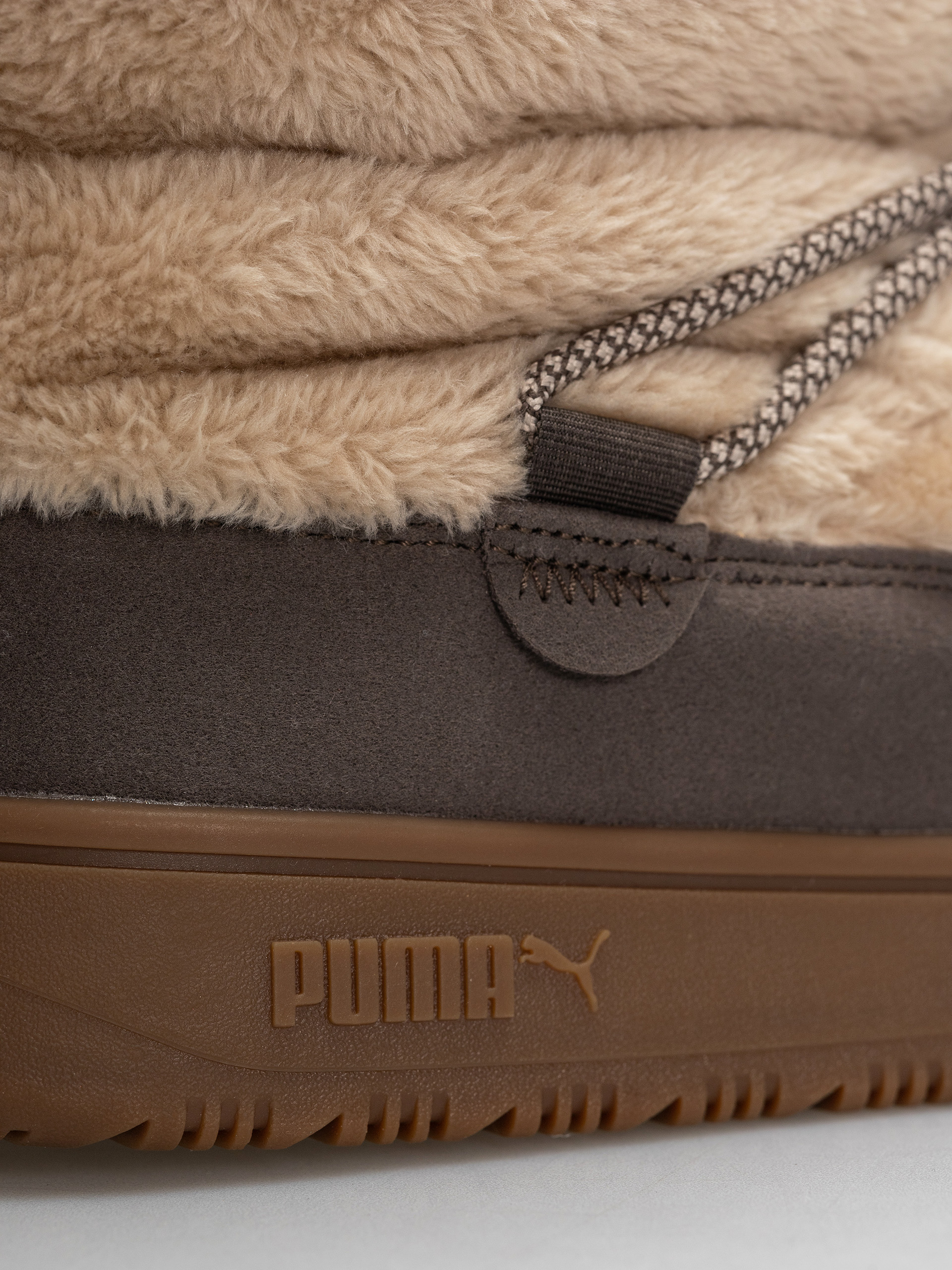 Boty Puma Snowbae Suede Wmn (birch/matte bronze)