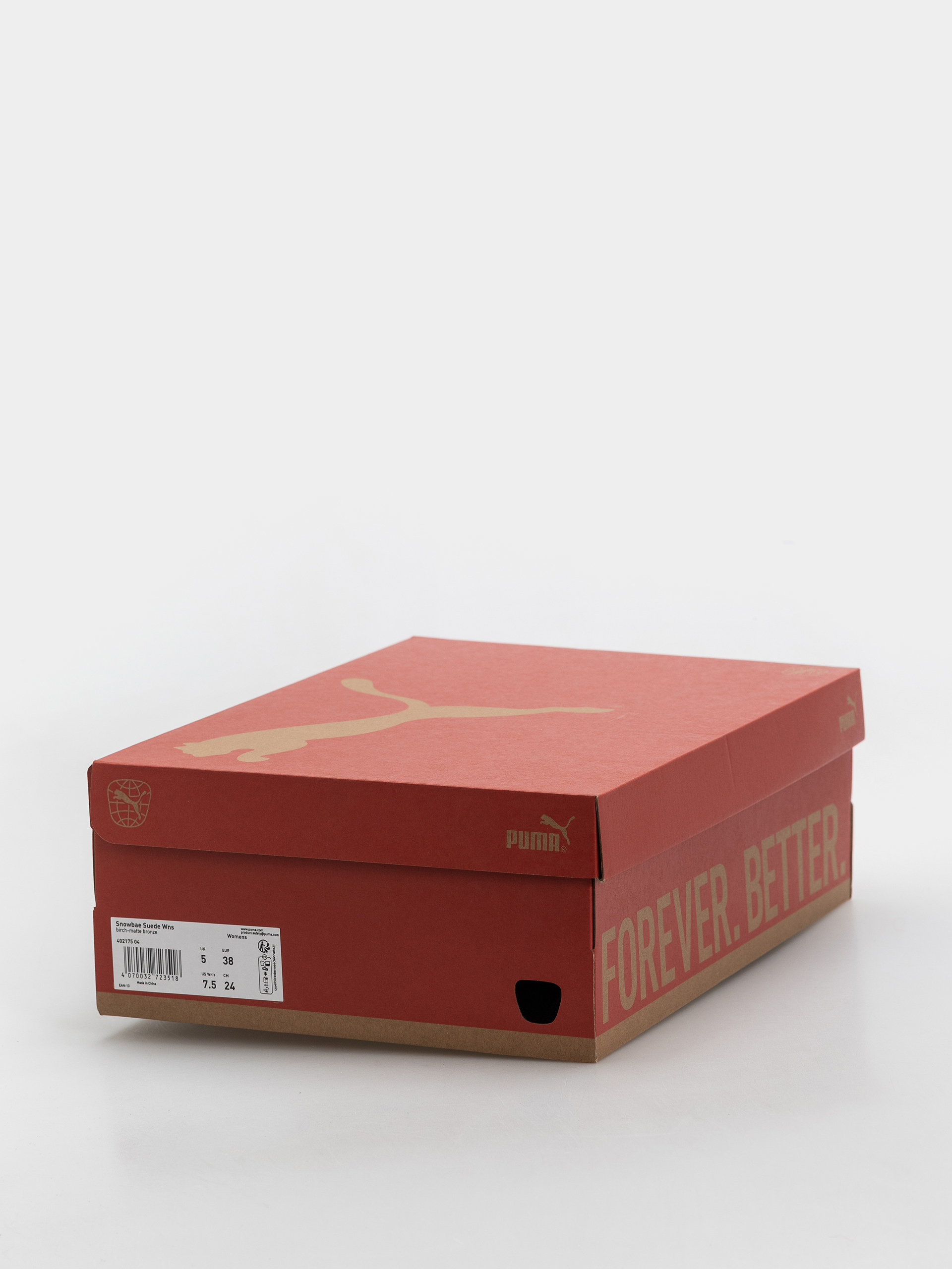 Boty Puma Snowbae Suede Wmn (birch/matte bronze)