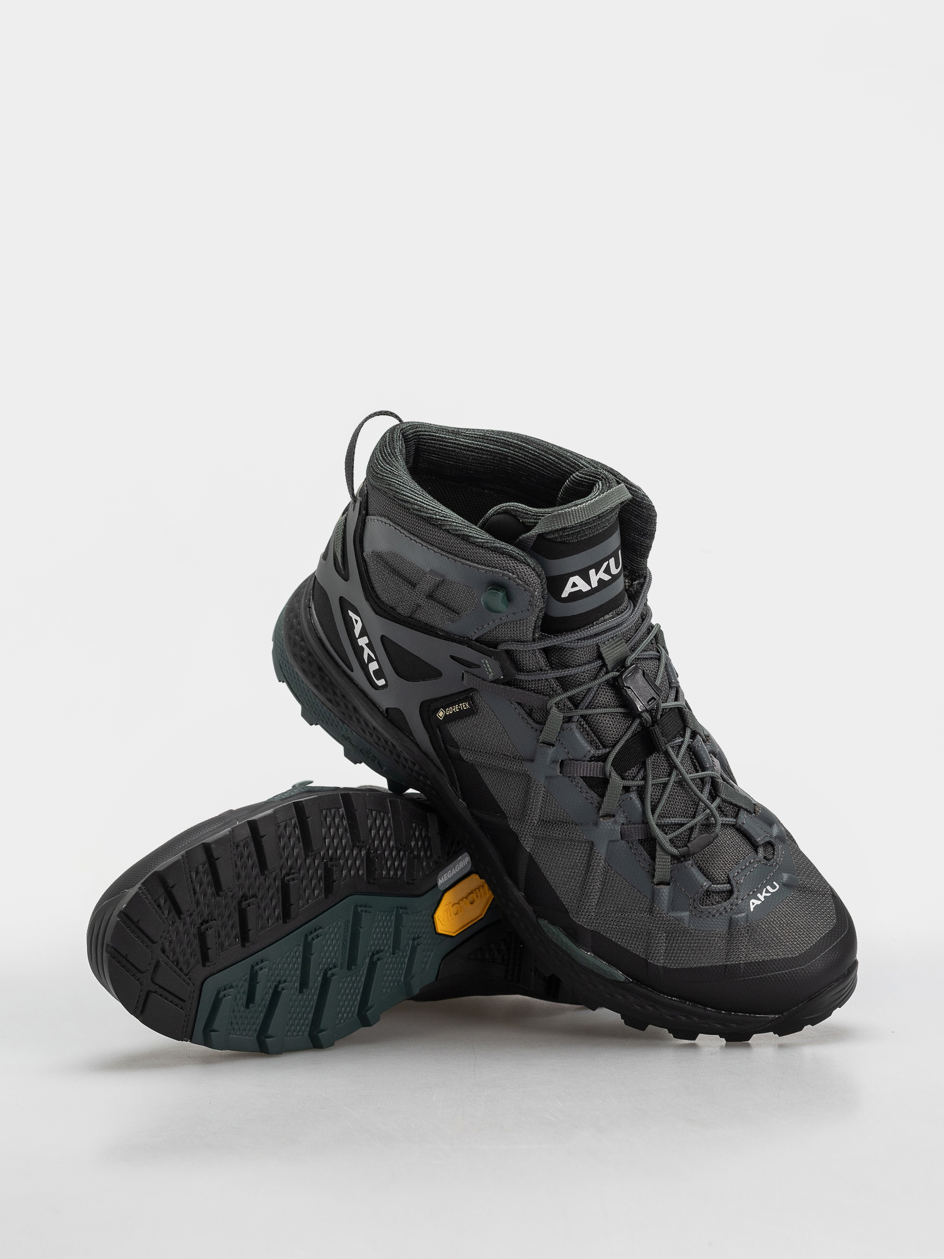 Boty AKU Rocket Mid GTX (grey/green)