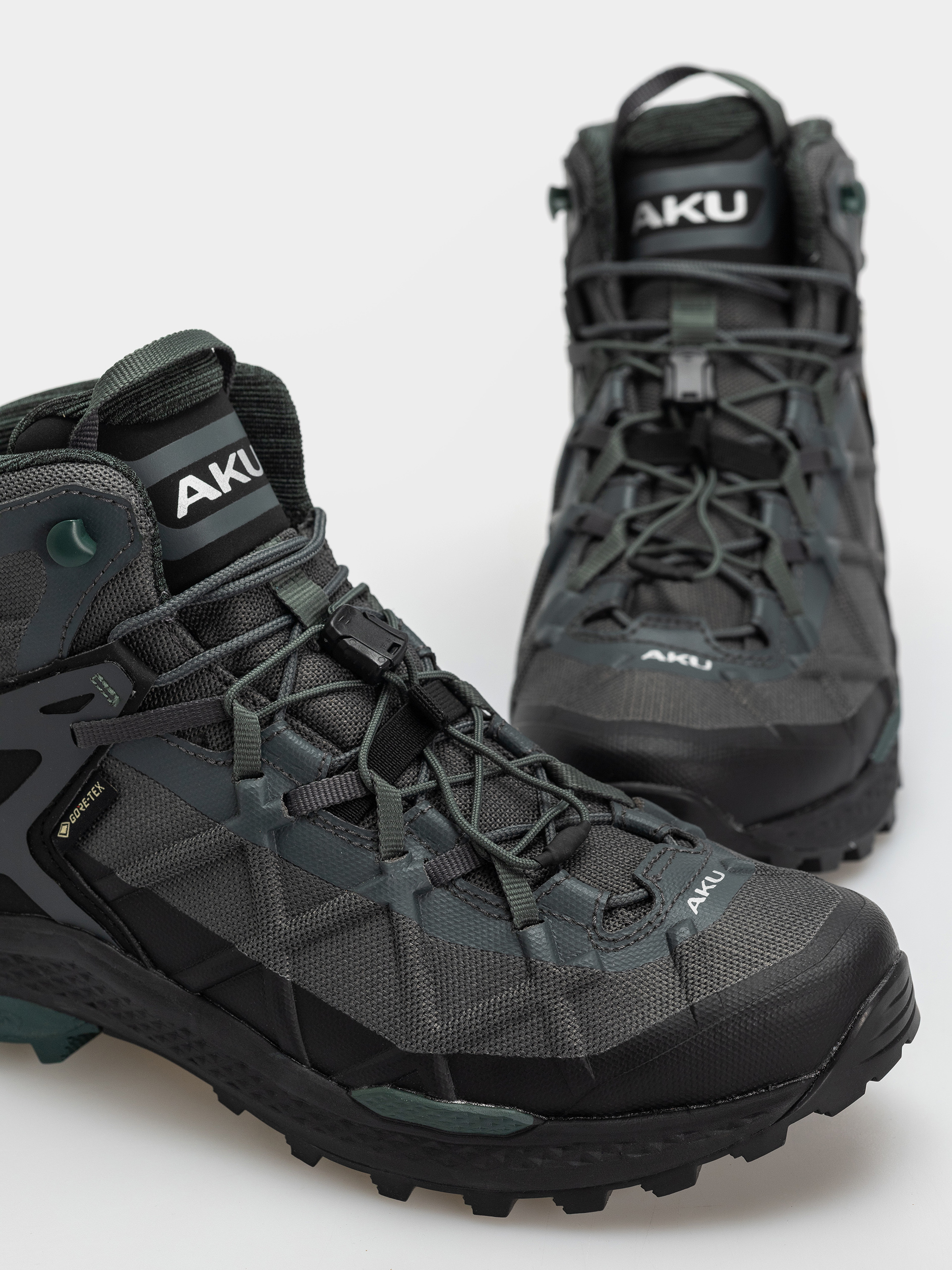 Boty AKU Rocket Mid GTX (grey/green)
