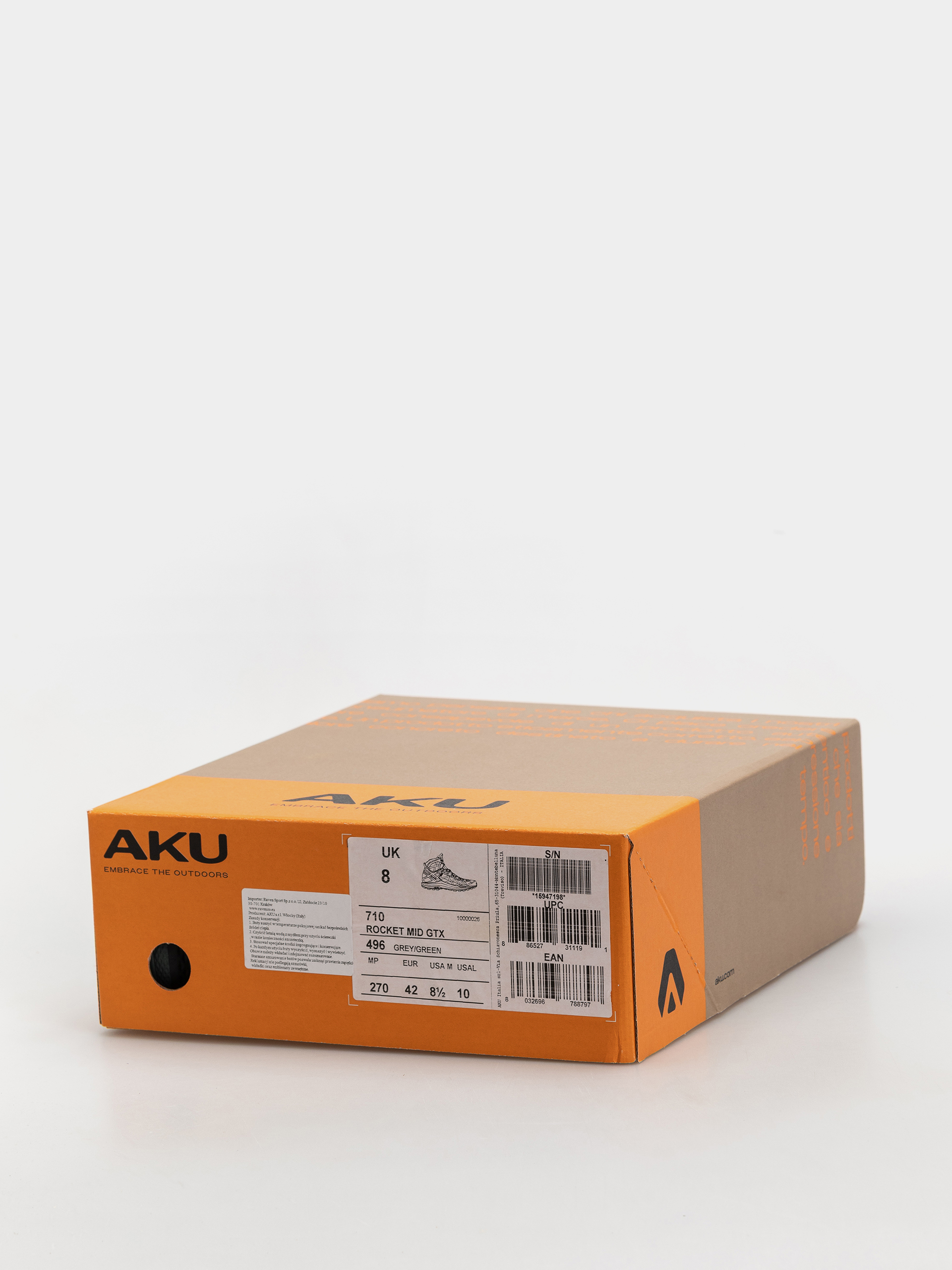 Boty AKU Rocket Mid GTX (grey/green)