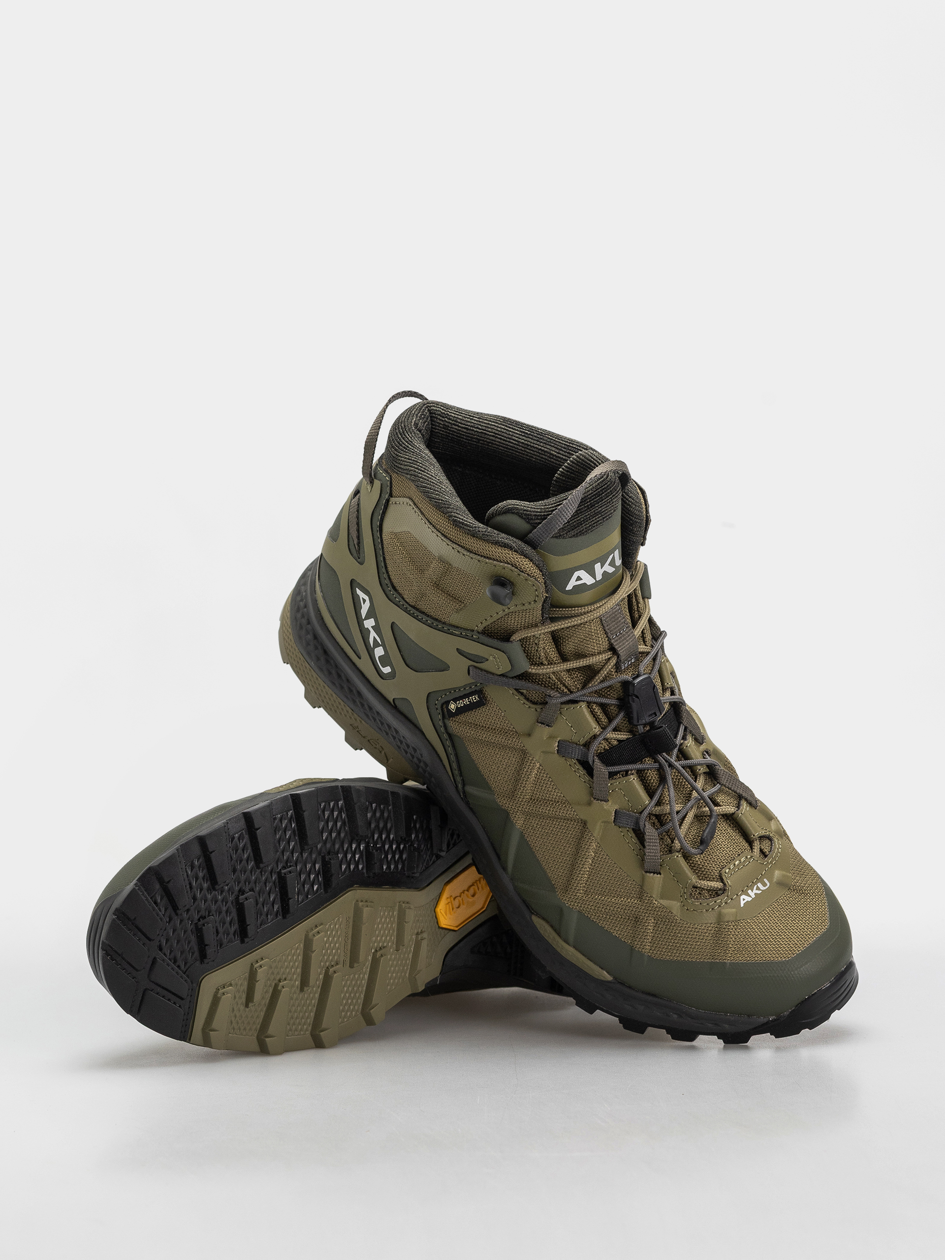 Boty AKU Rocket Mid GTX (olive/anthracite)