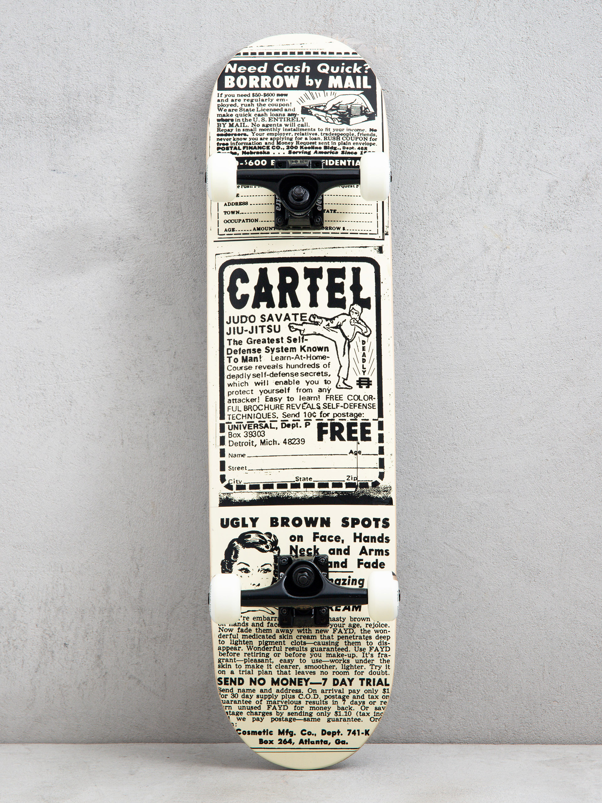 Skateboard Cartel Skateboards Karate (beige)