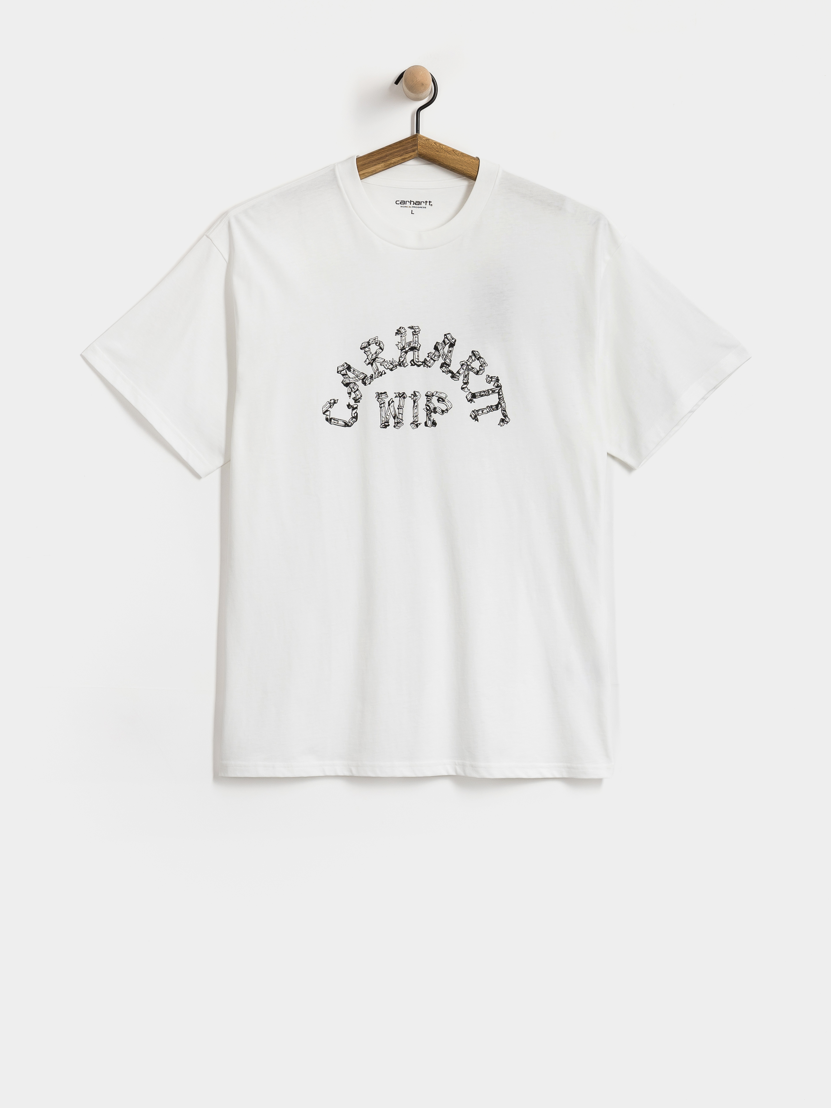 Tričko Carhartt WIP Ribbon Script (white)
