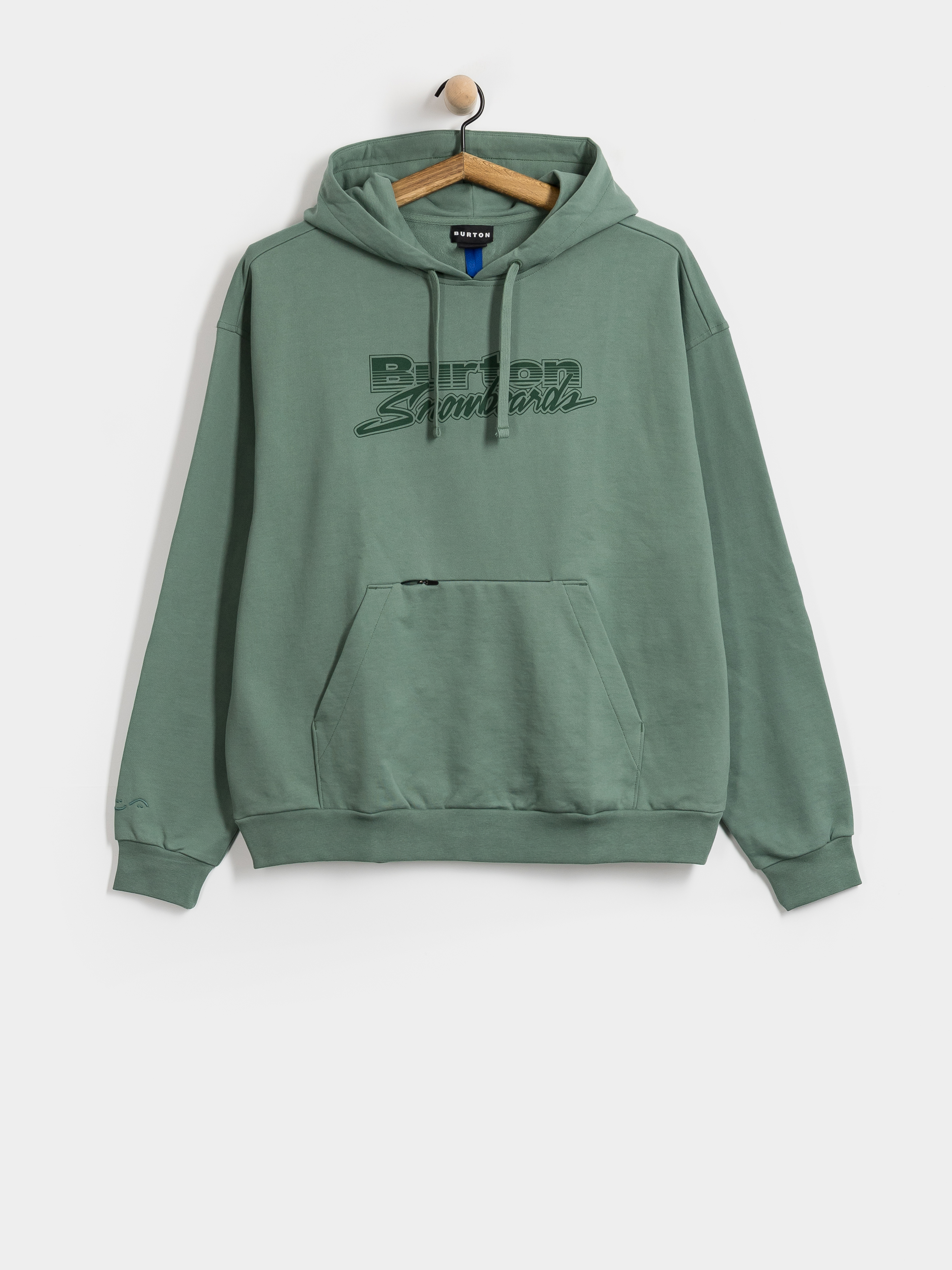 Mikina s kapucí Burton X Zeb Standard HD (chillin green)