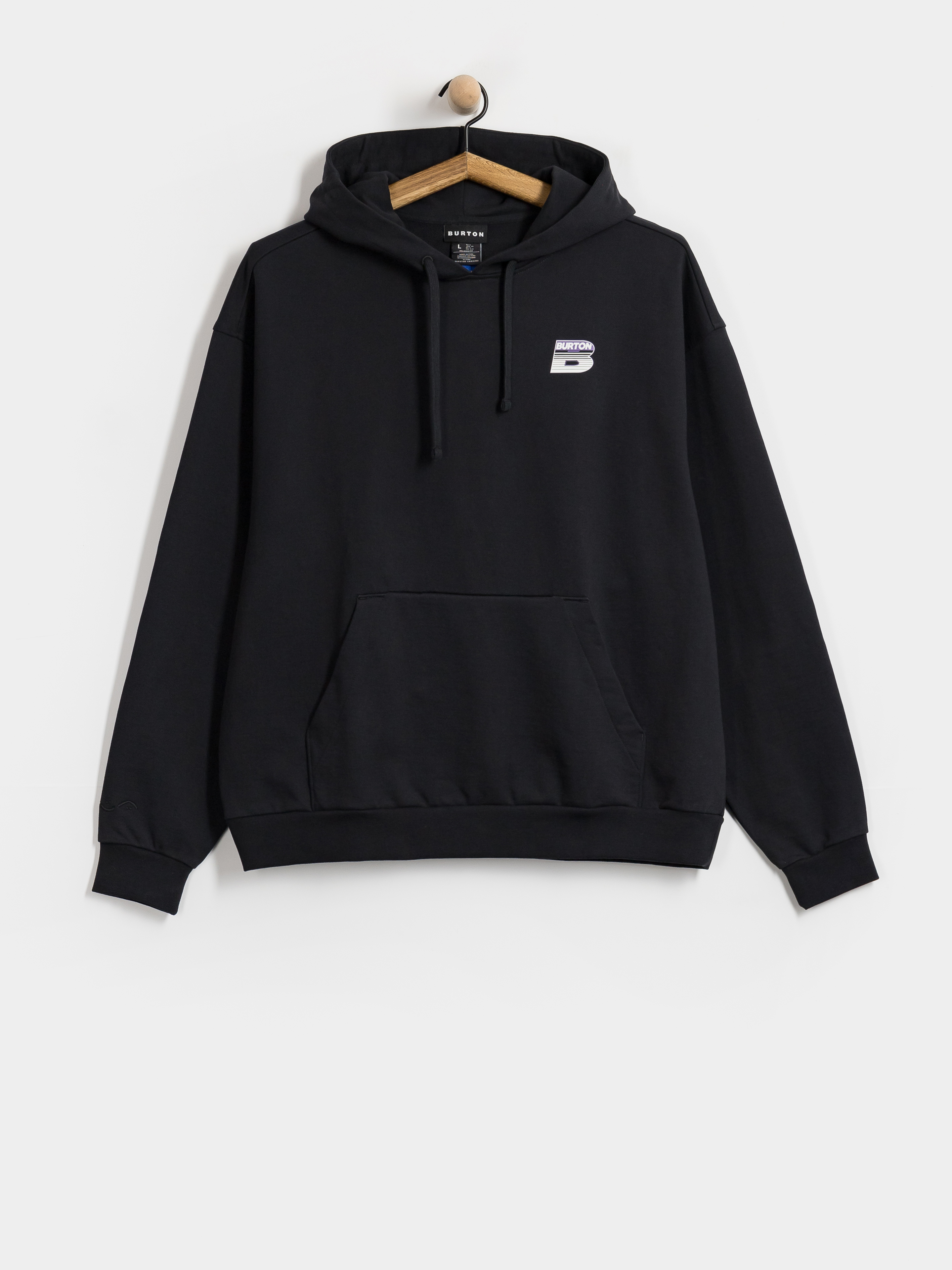 Mikina s kapucí Burton X Zeb Standard HD (true black)