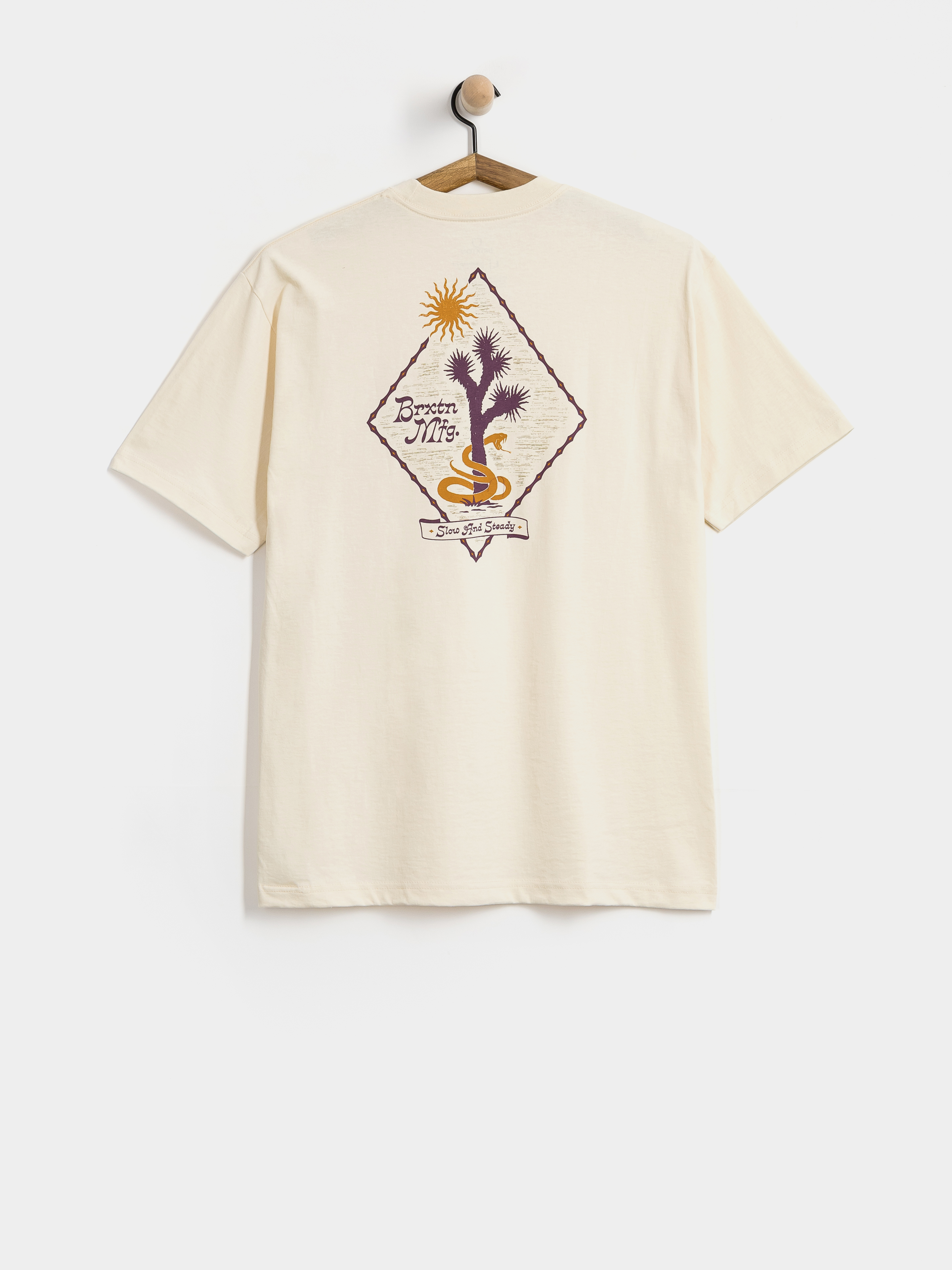 Tričko Brixton Steady Stnd (cream)