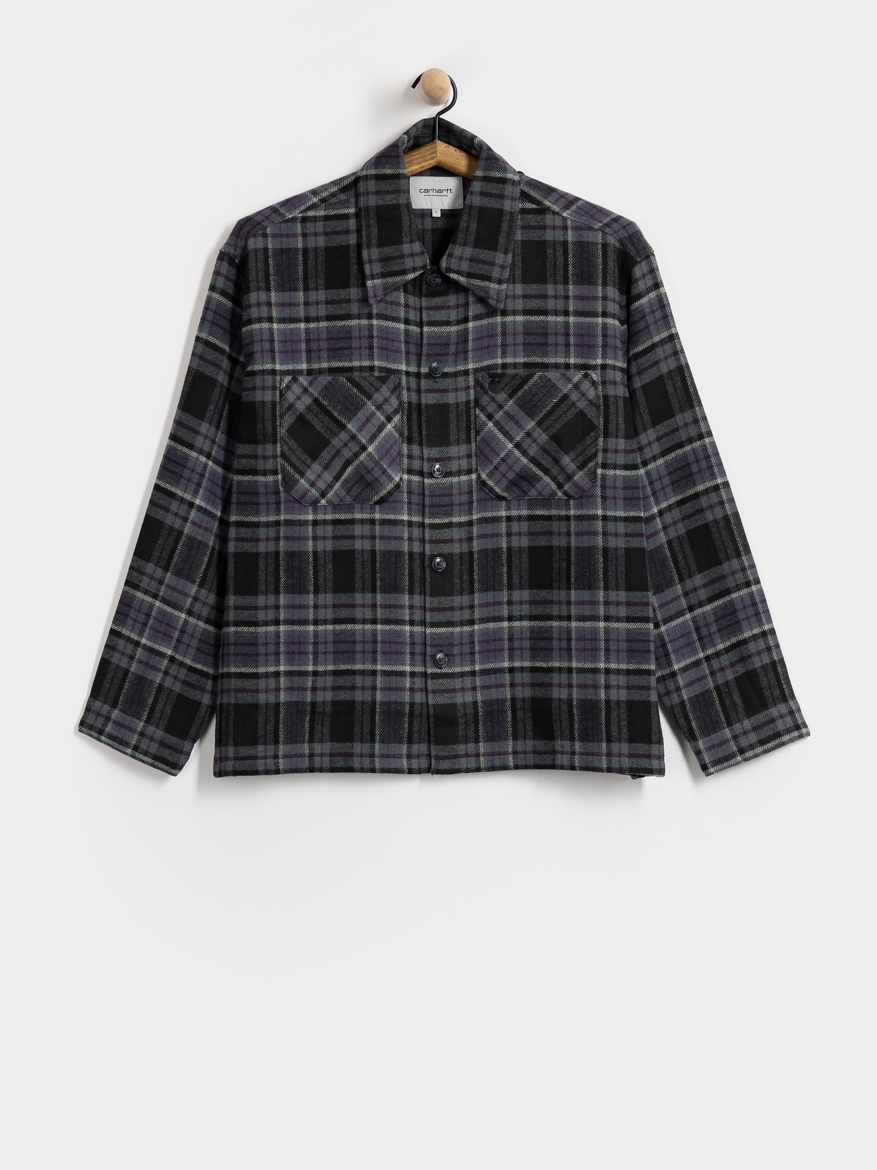 Košile Carhartt WIP Parson (parson check shady purple)