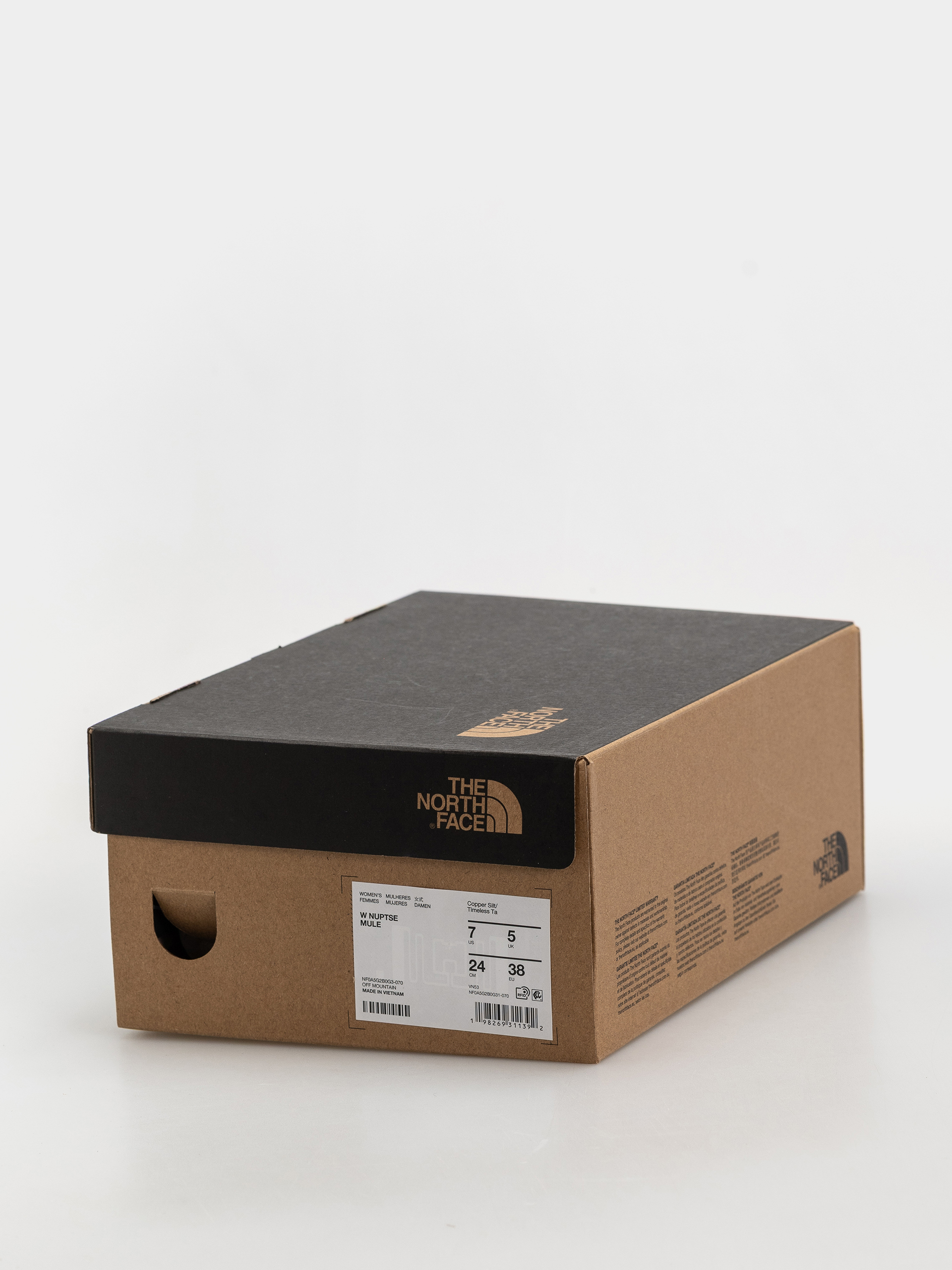 Boty The North Face Nuptse Mule Wmn (copper silt/timeless ta)