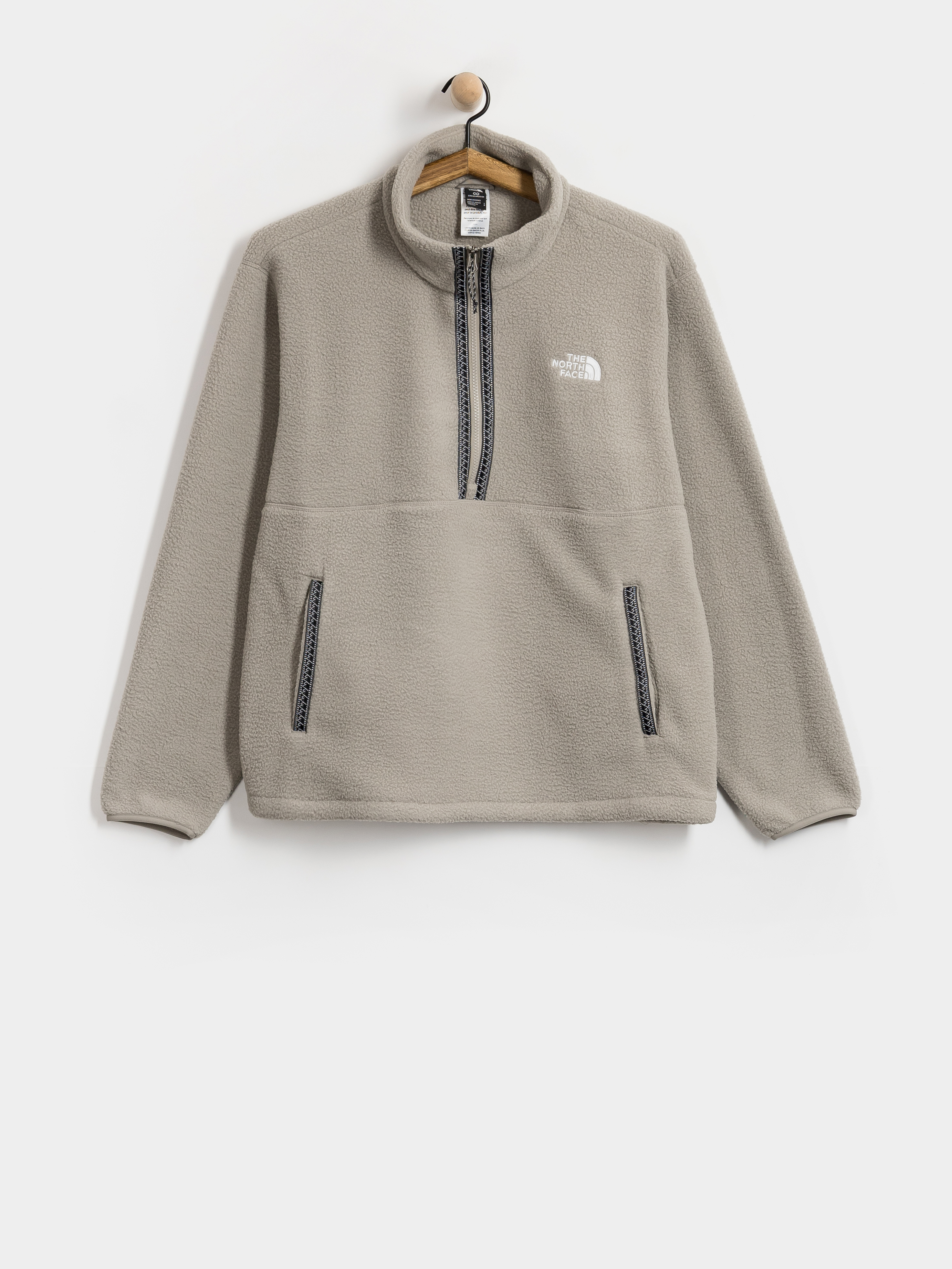 Fleecovu00e1 mikina The North Face Fleeski 1/4 Zip (stone slab)