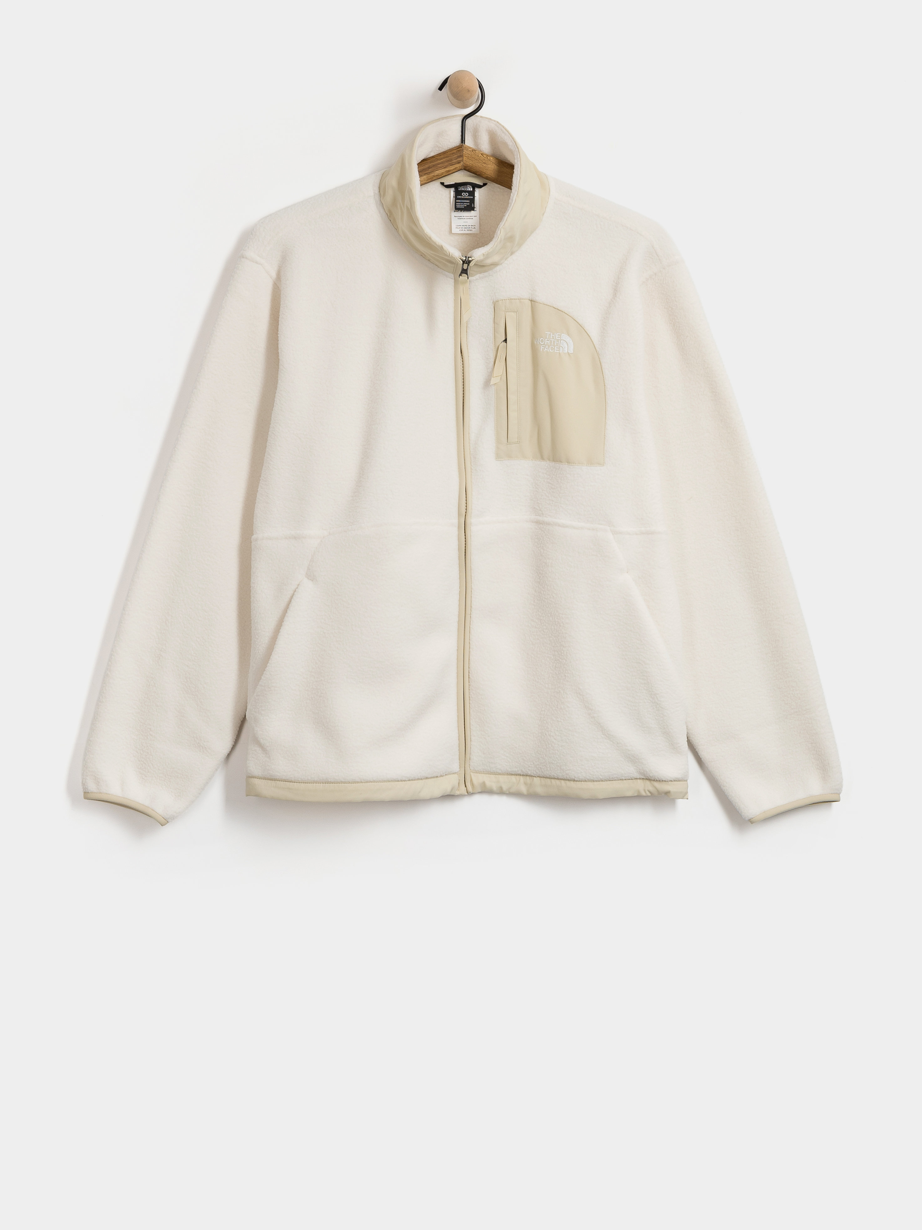 Fleecovu00e1 mikina The North Face Yumiori Off Peak (white dune/desert stone)