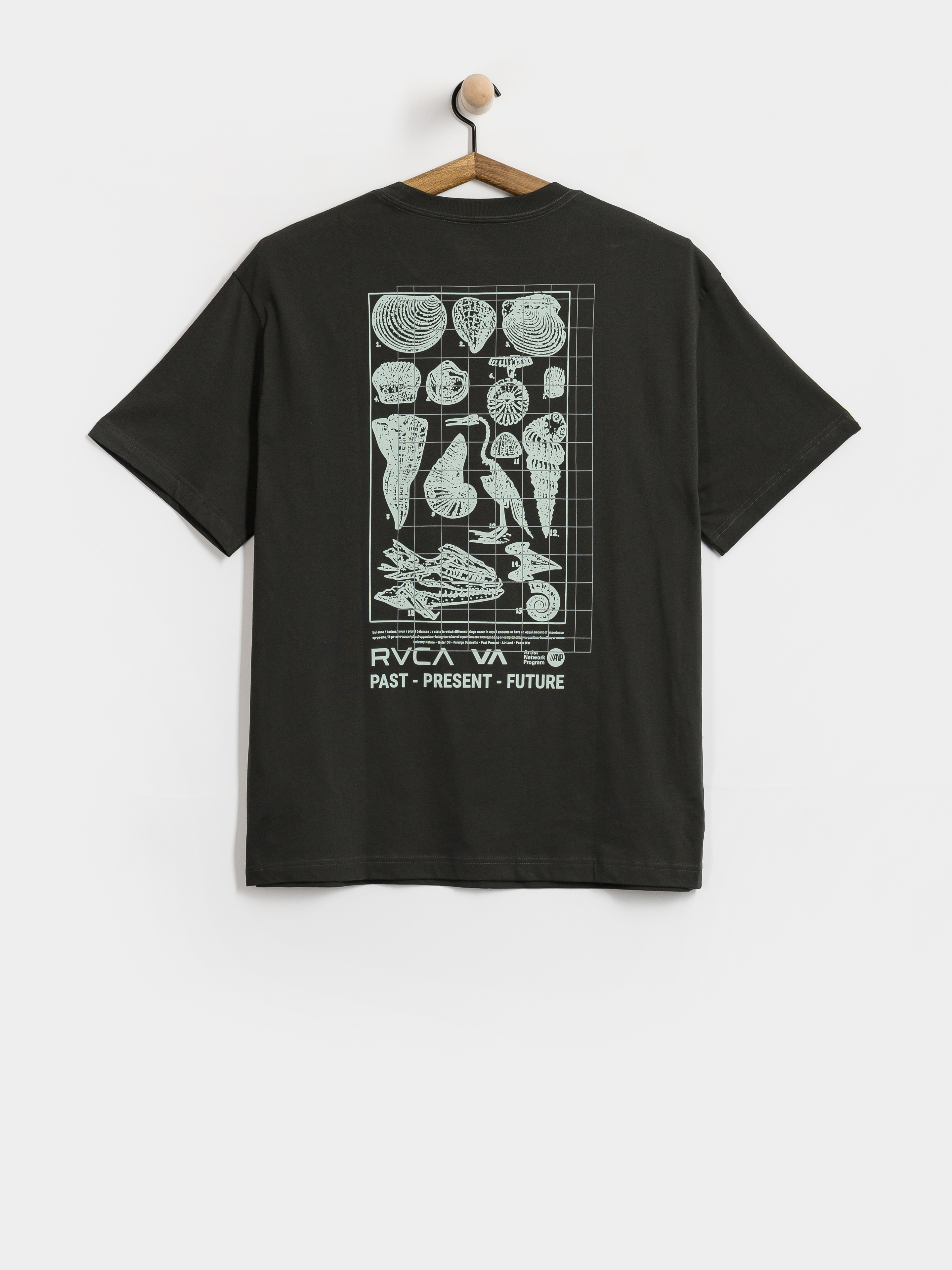 Tričko RVCA Crustaceous (pirate black)
