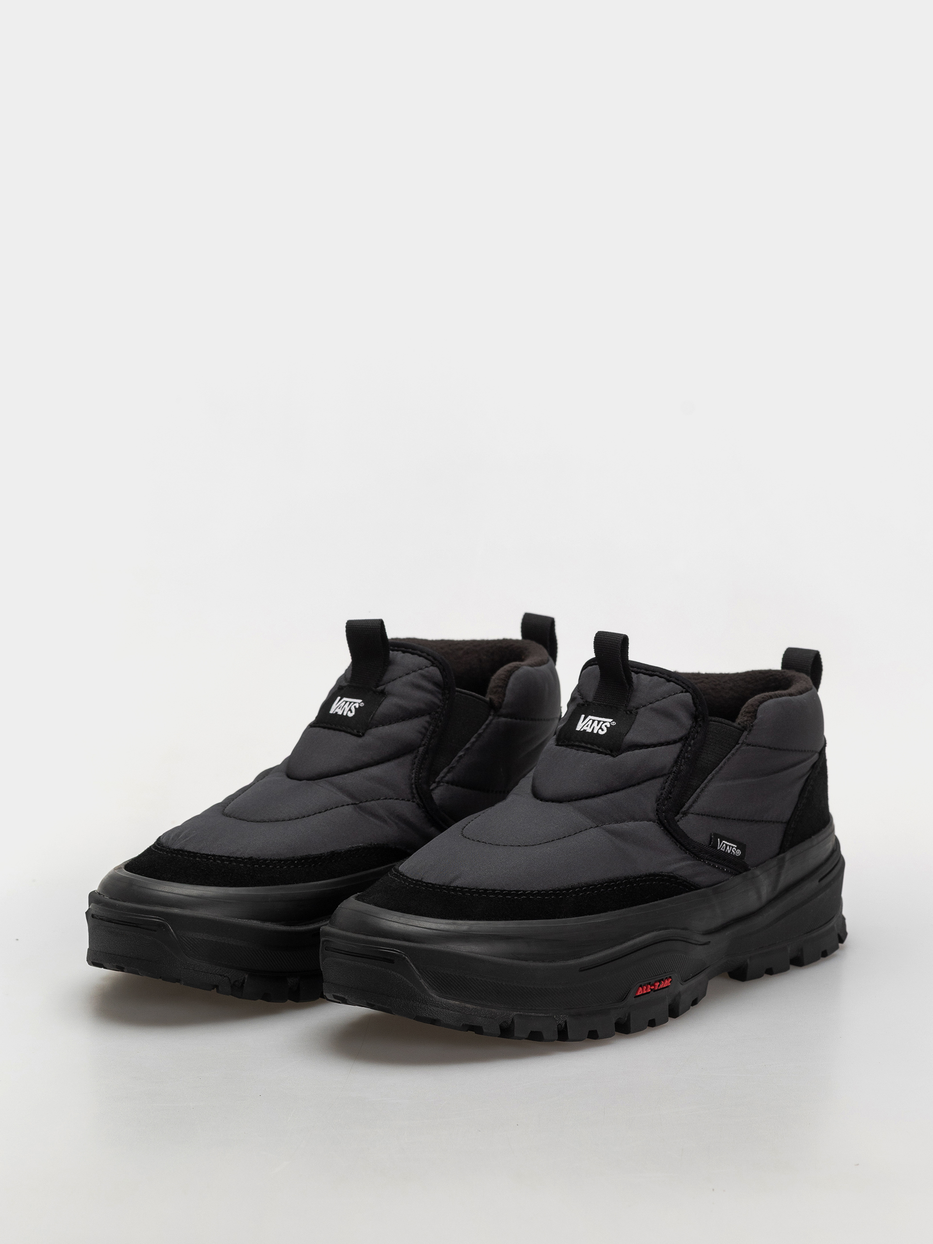 Boty Vans Mid Slip Puff (black/black)