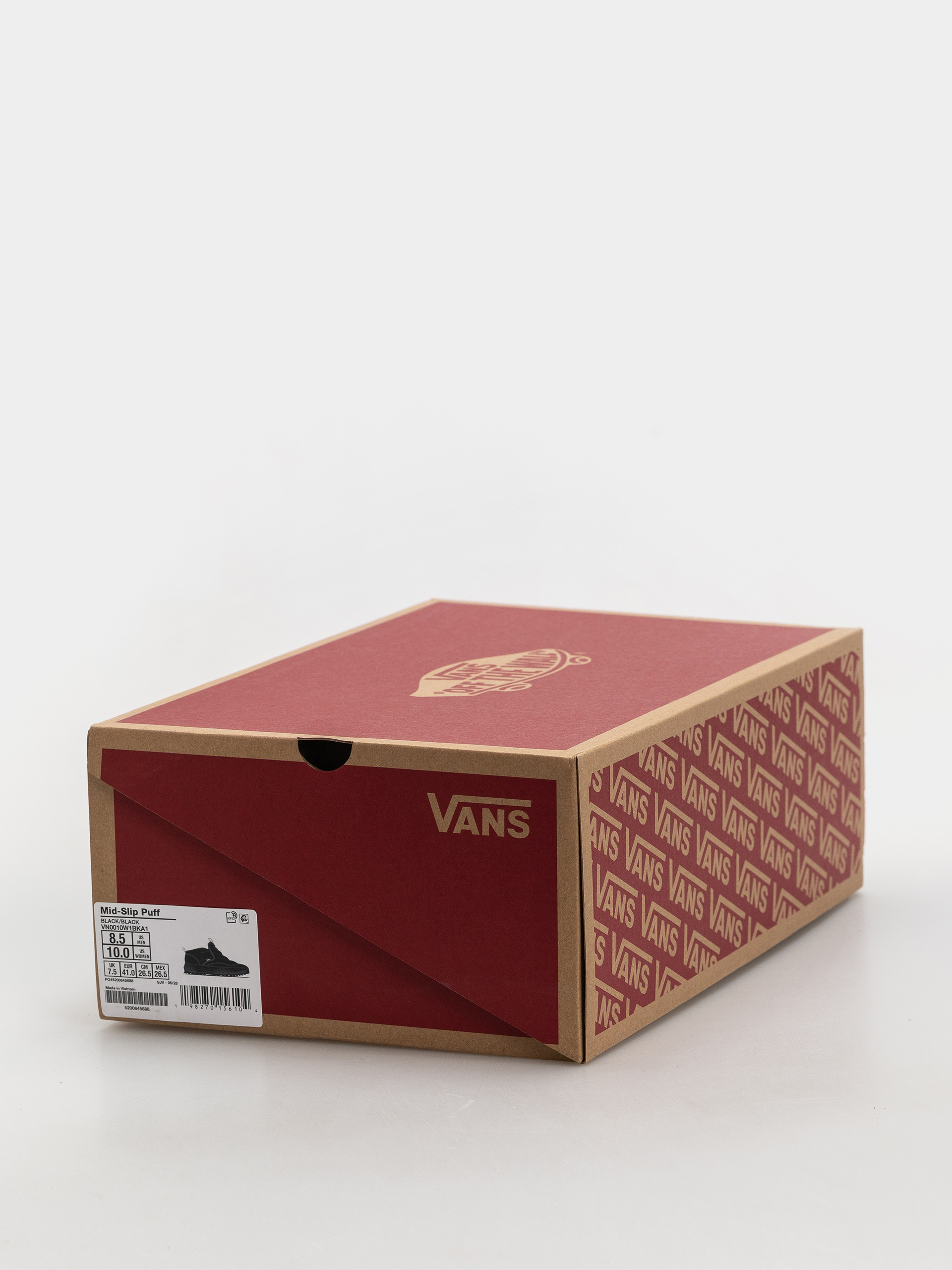 Boty Vans Mid Slip Puff (black/black)