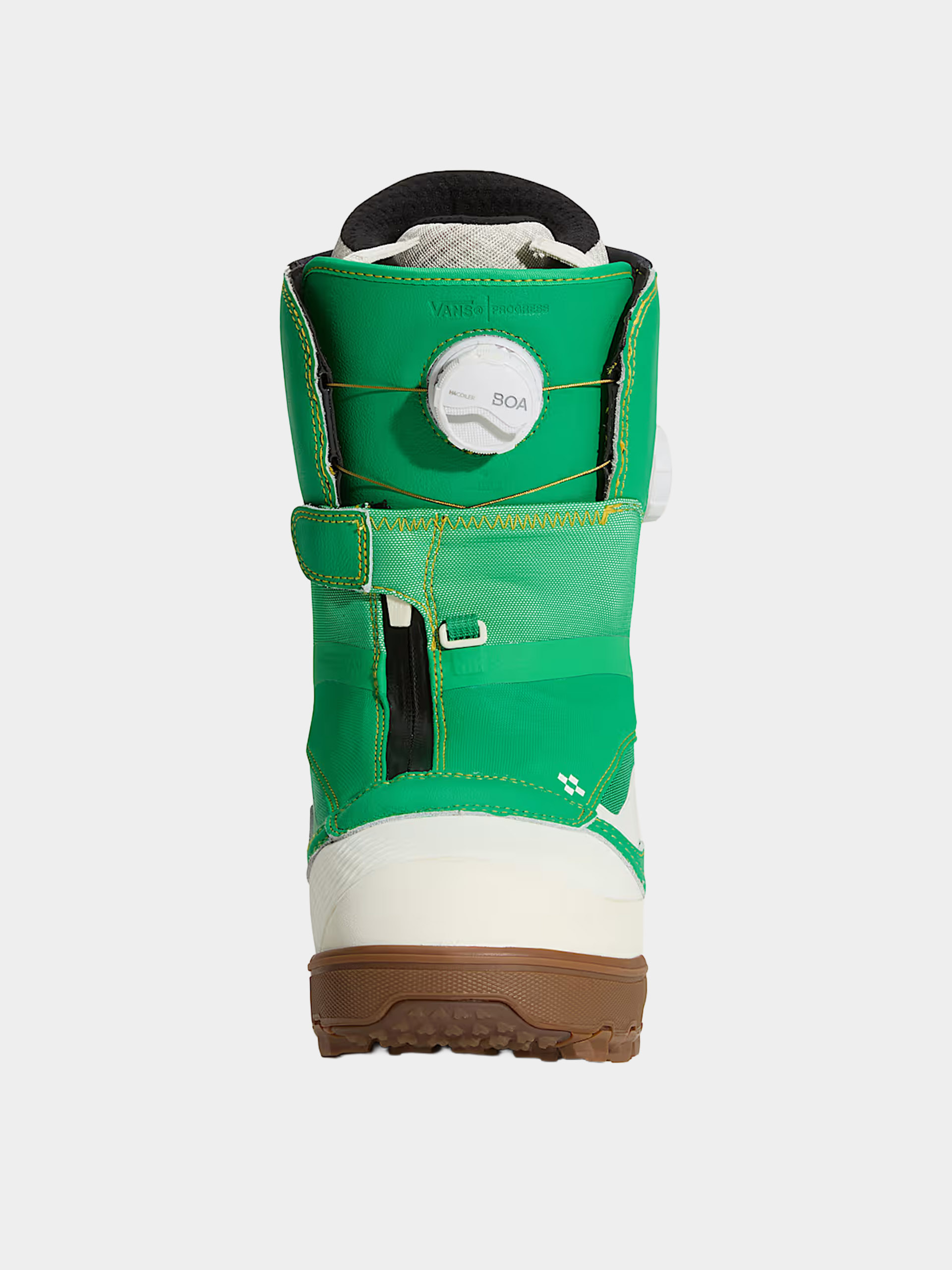 Dámské Boty na snowboard Vans The Progress (green/yellow)