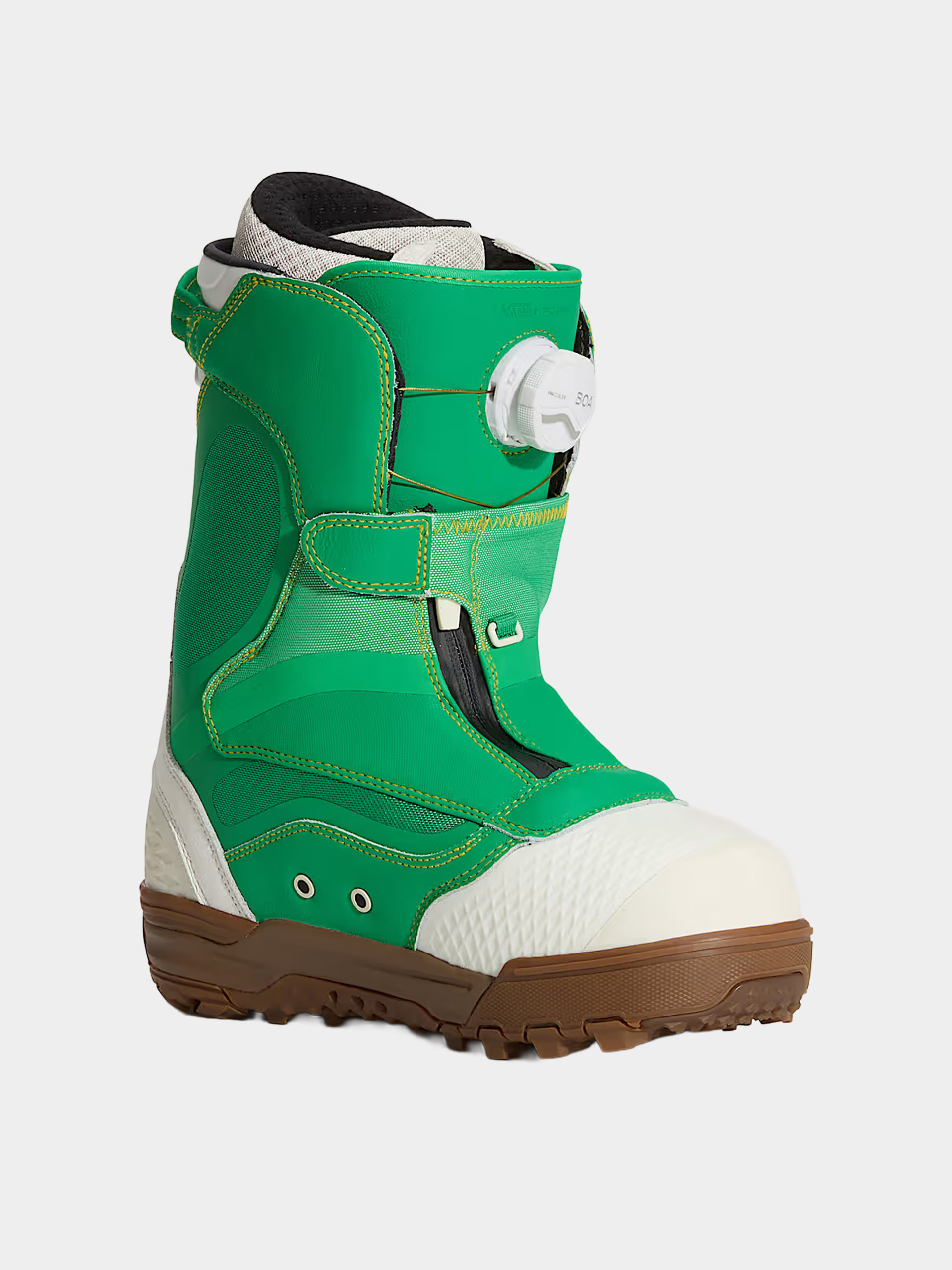 Dámské Boty na snowboard Vans The Progress (green/yellow)