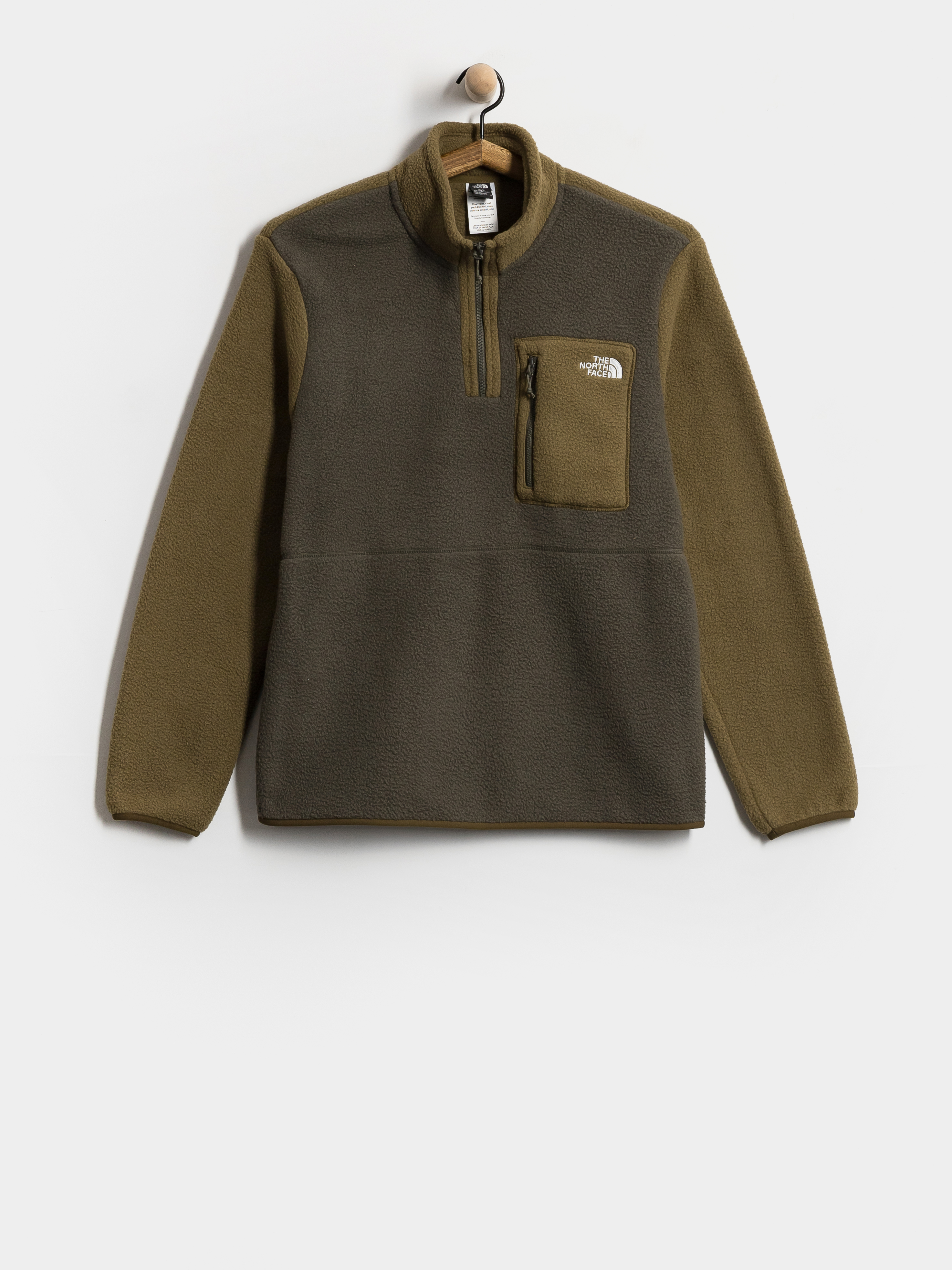 Fleecová mikina The North Face Yumiori 1/4 Zip (new taupe green/caraway)