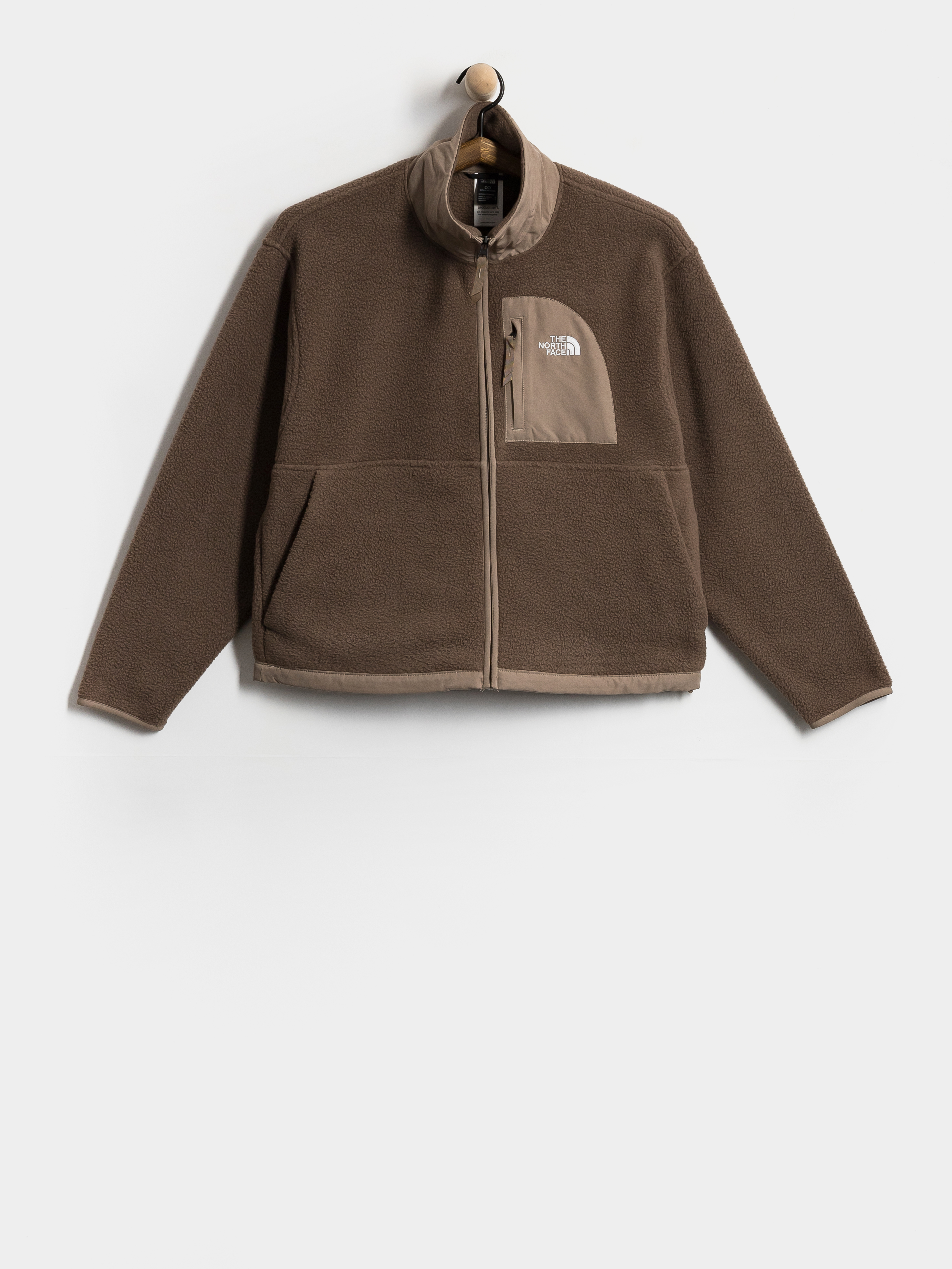 Fleecová mikina The North Face Yumiori Off Peak Wmn (smokey brown/garnet)