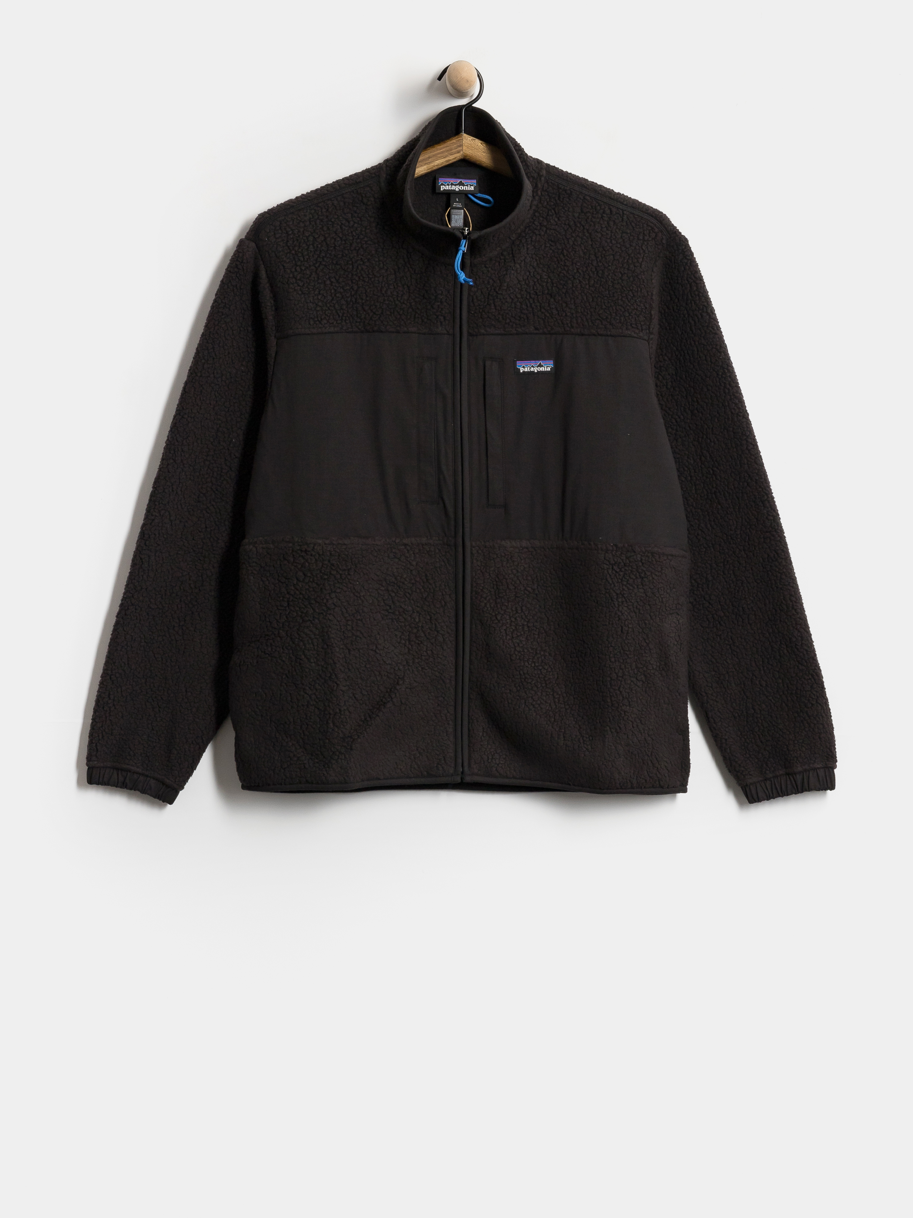 Bunda Patagonia Retro Pile Patch (black)