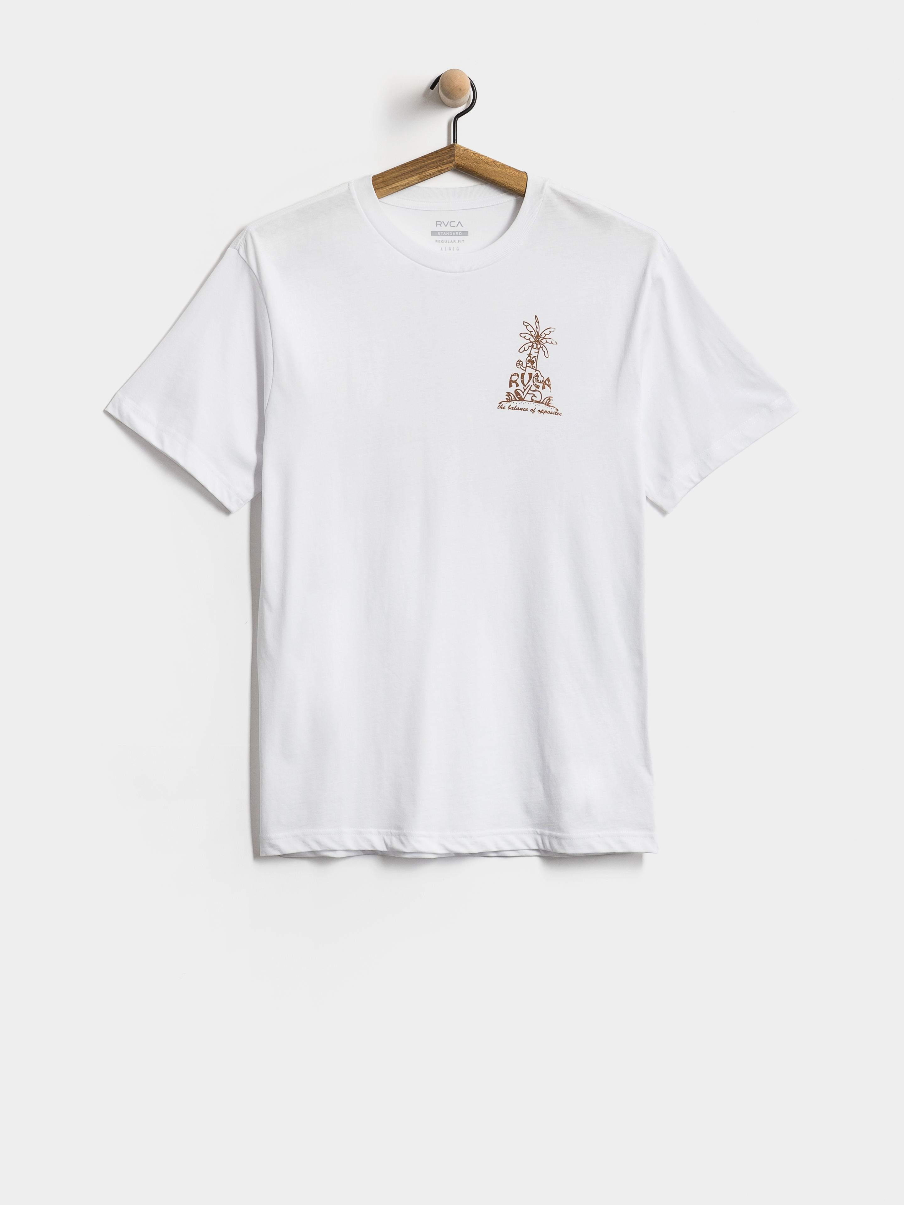 Tričko RVCA Mad Local (white)