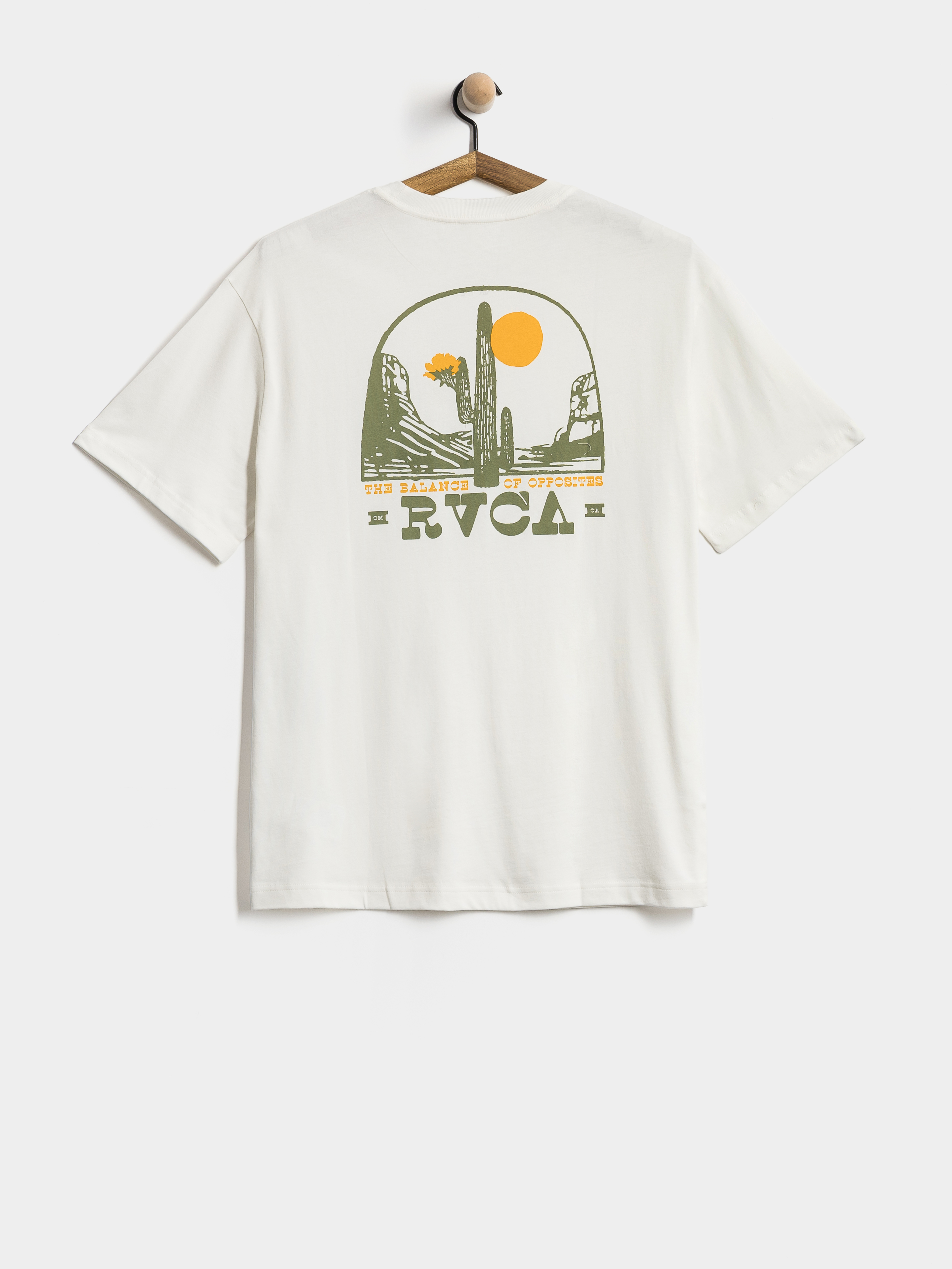 Tričko RVCA Saguaro Canyon (antique white)