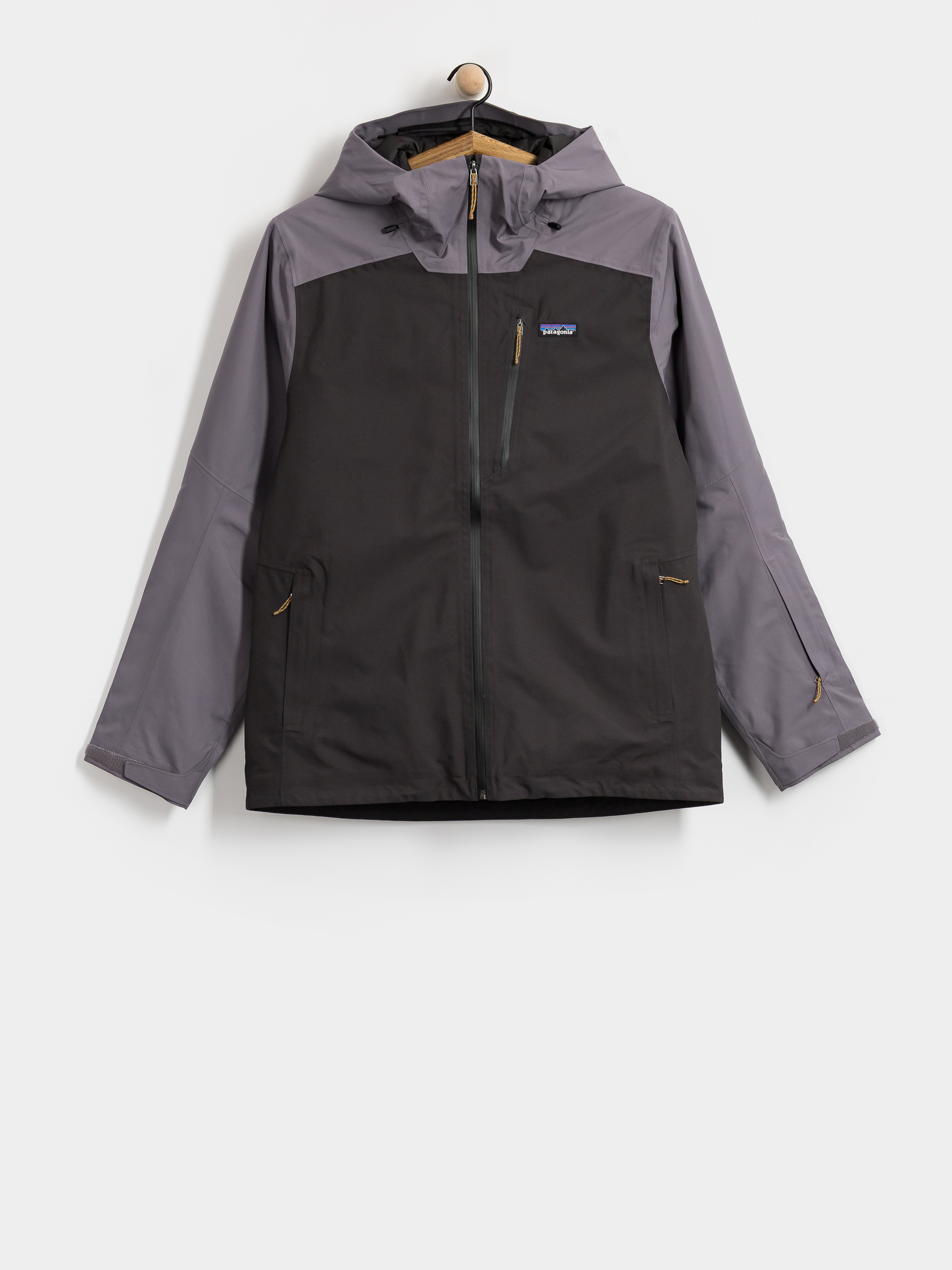 Snowboardovu00e1 bunda Patagonia Insulated Powder Town (may grey)