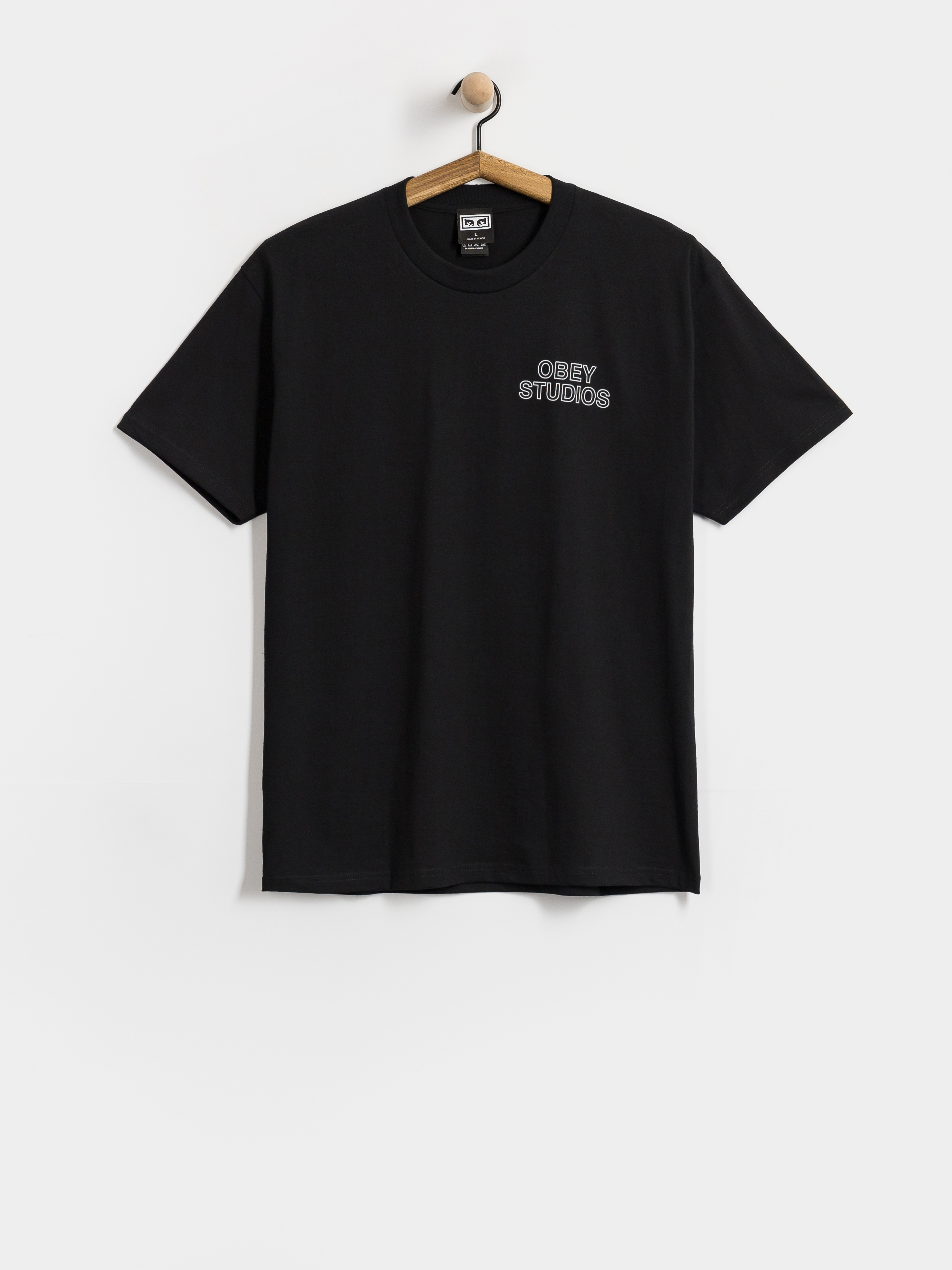 Tričko OBEY Spectrum (black)