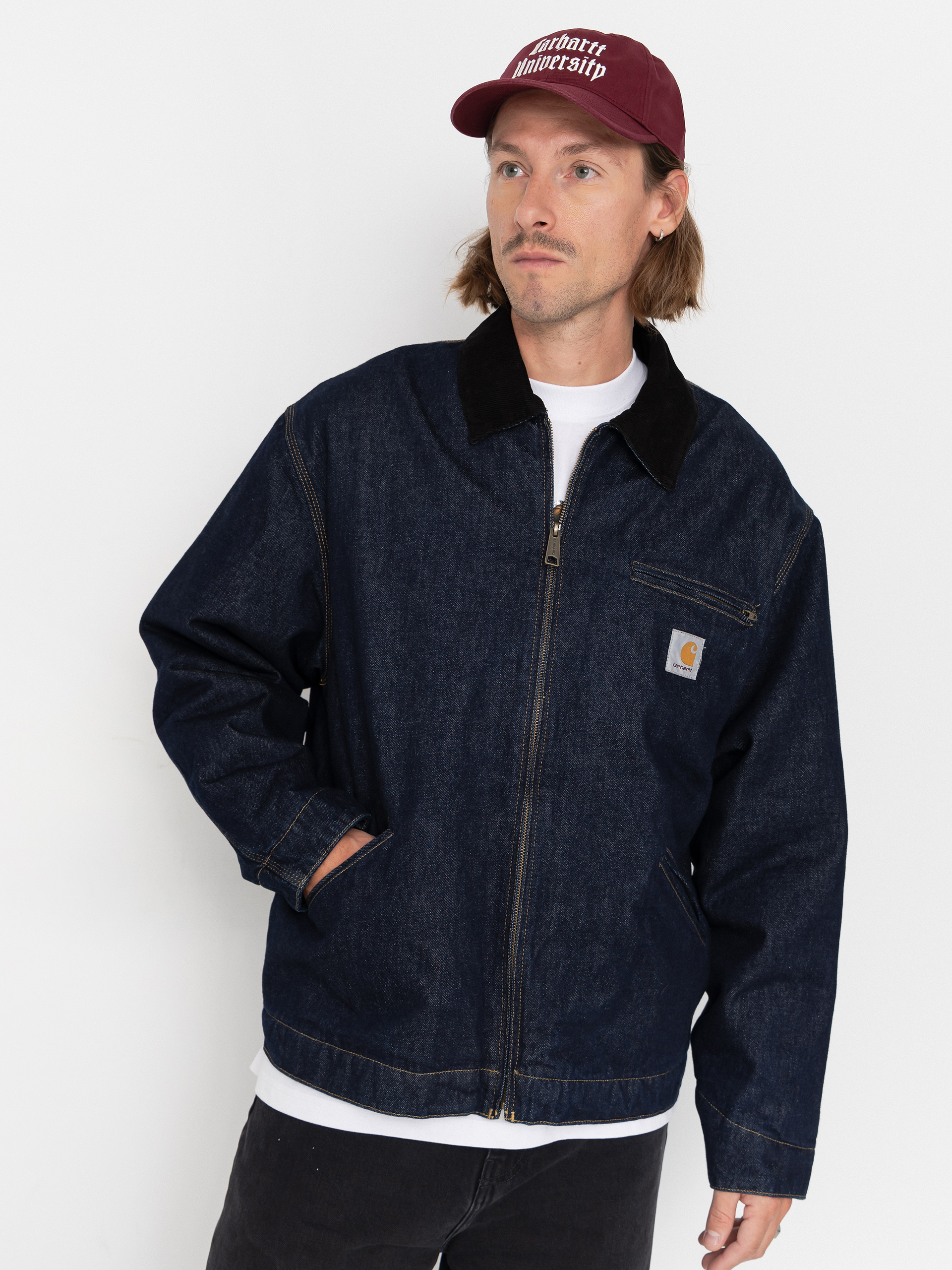 Bunda Carhartt WIP OG Detroit (blue/black/rinsed)