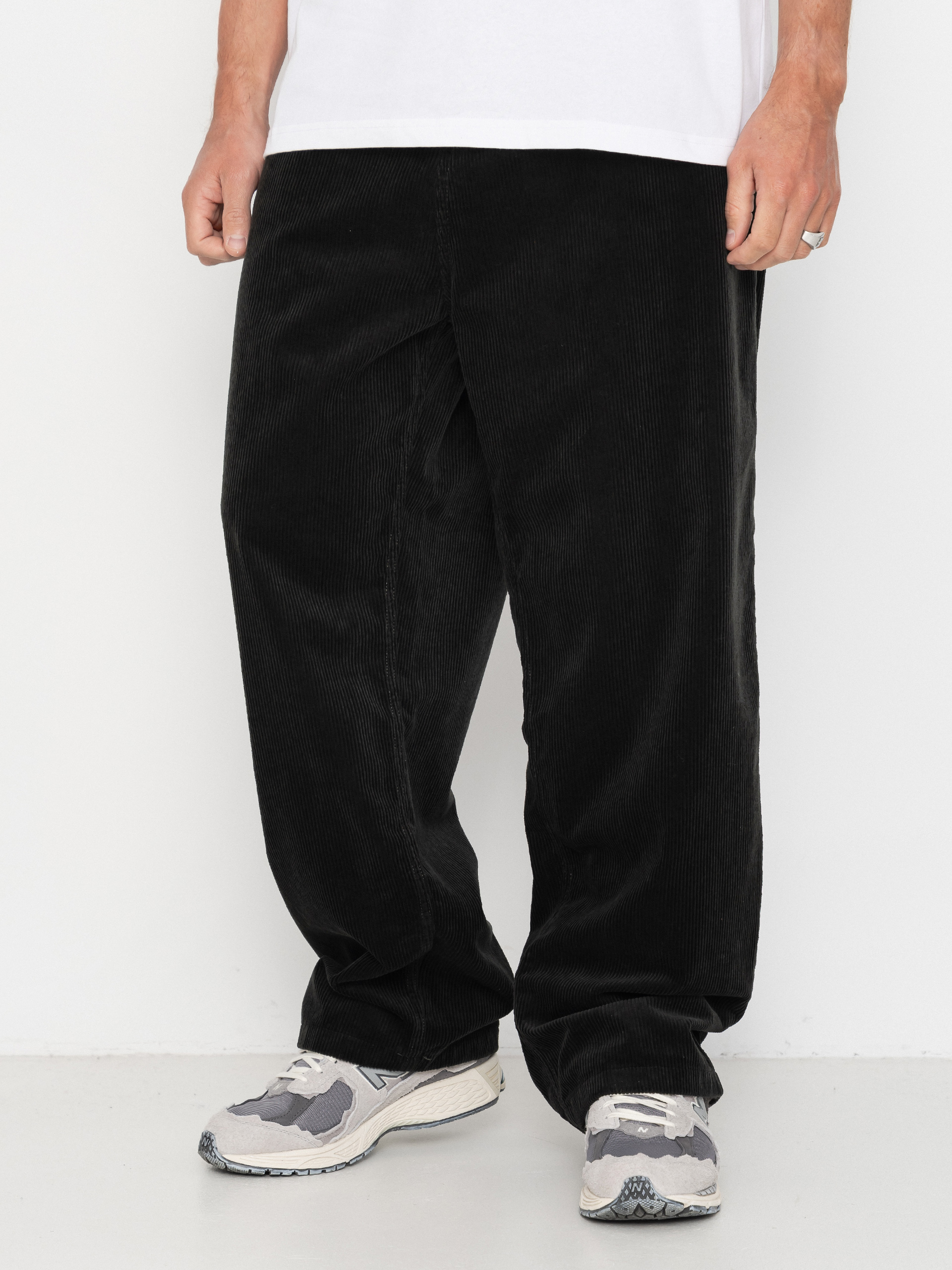 Kalhoty Carhartt WIP Brandon (raven/rinsed)
