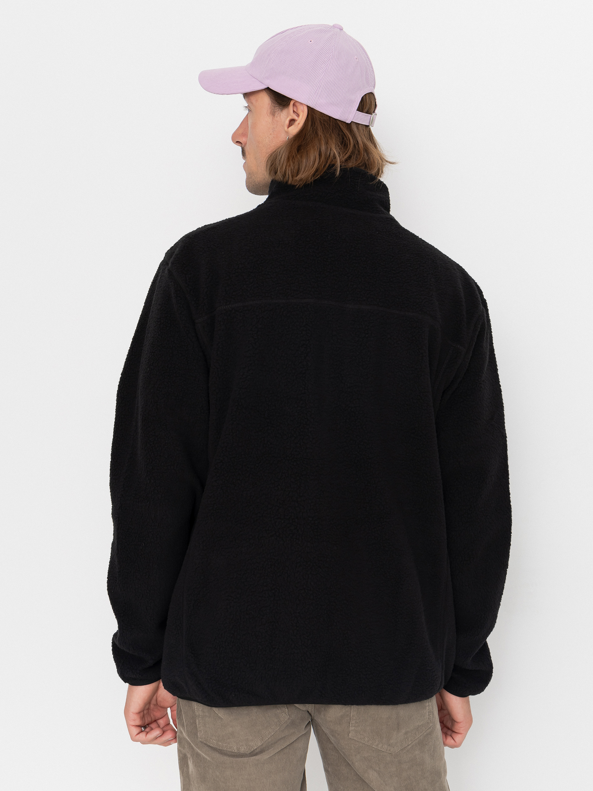 Mikina Volcom Nelson Sherpa Full Zip (black)
